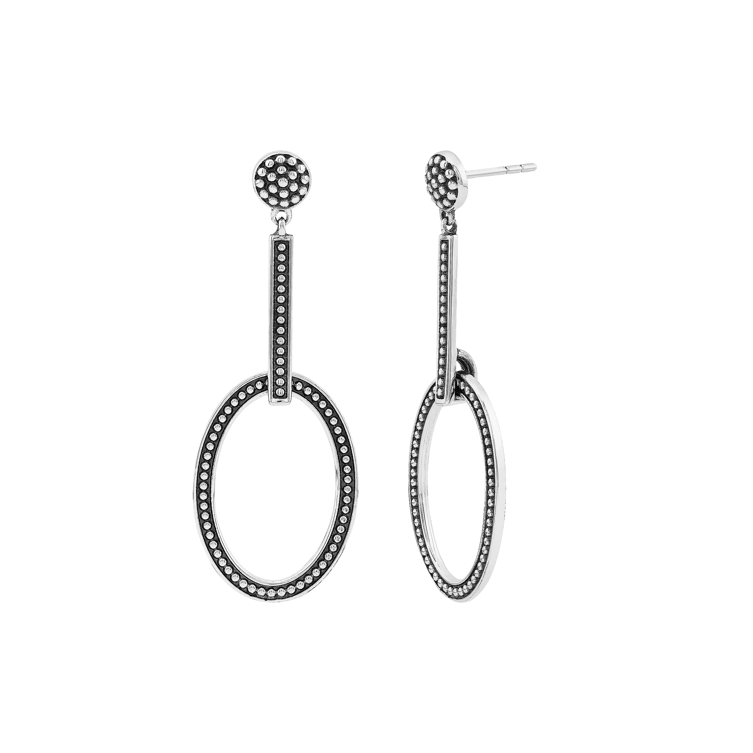 Silpada Delightful Dots Drop Earrings In Sterling Silver Silpada