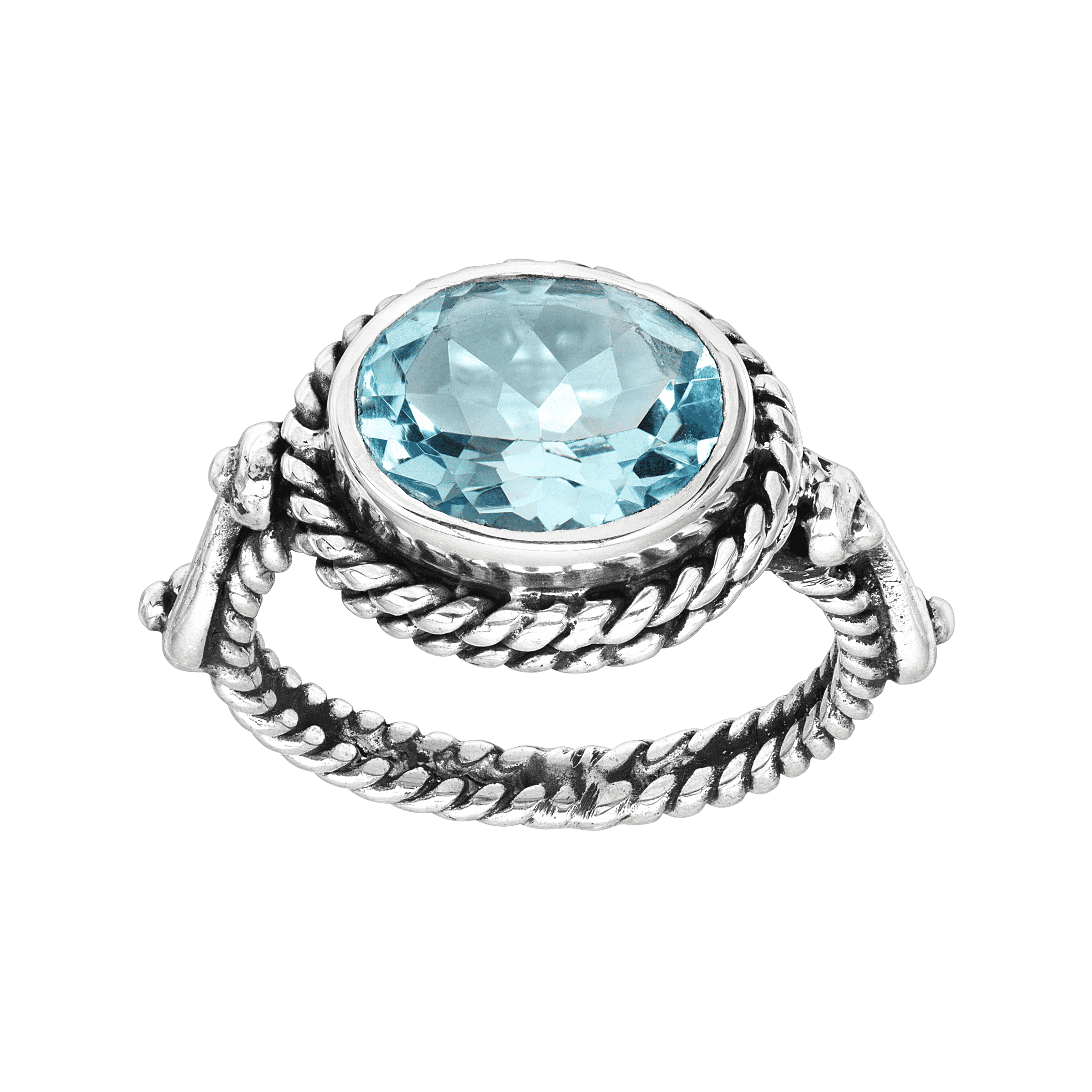 Sterling Silver Blue Topaz Ring - Silpada - .925 Sterling Silver