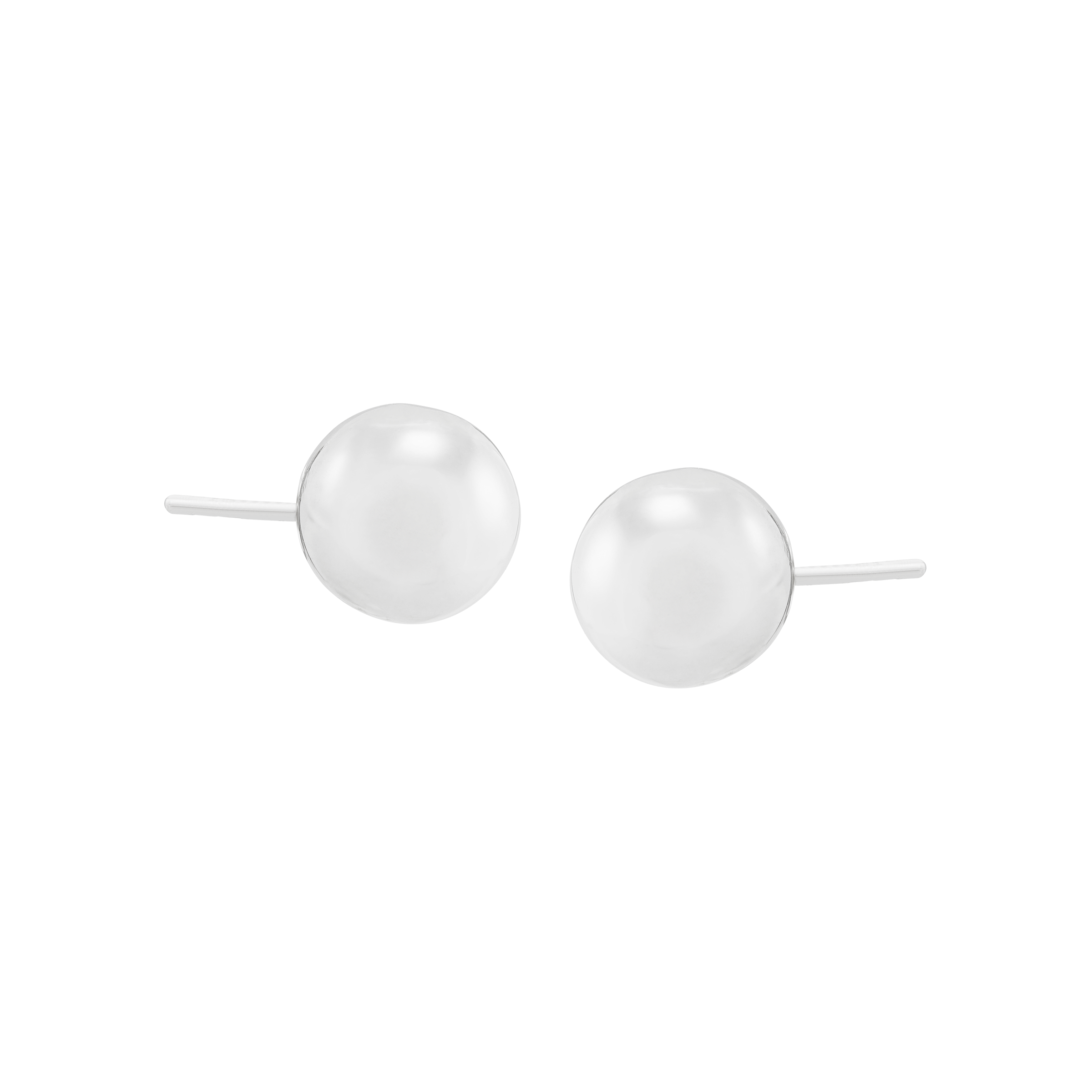 Sterling Silver 10mm Stardust Ball Stud Earrings  E83290  Şile Silver  Jewelry Manufacturer  Wholesaler