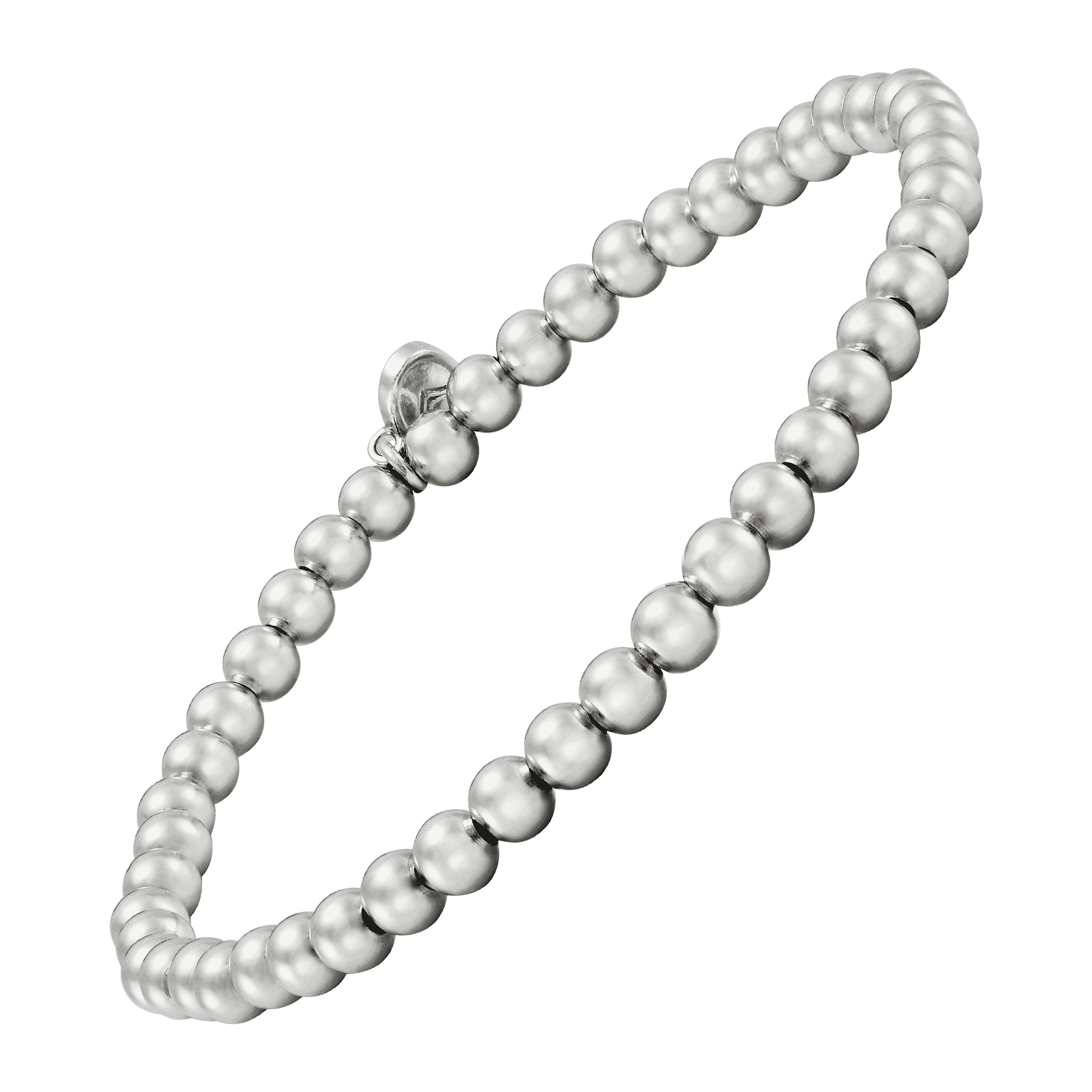 Silpada 'Beaded Circle' Bracelet in Sterling Silver, 6.25