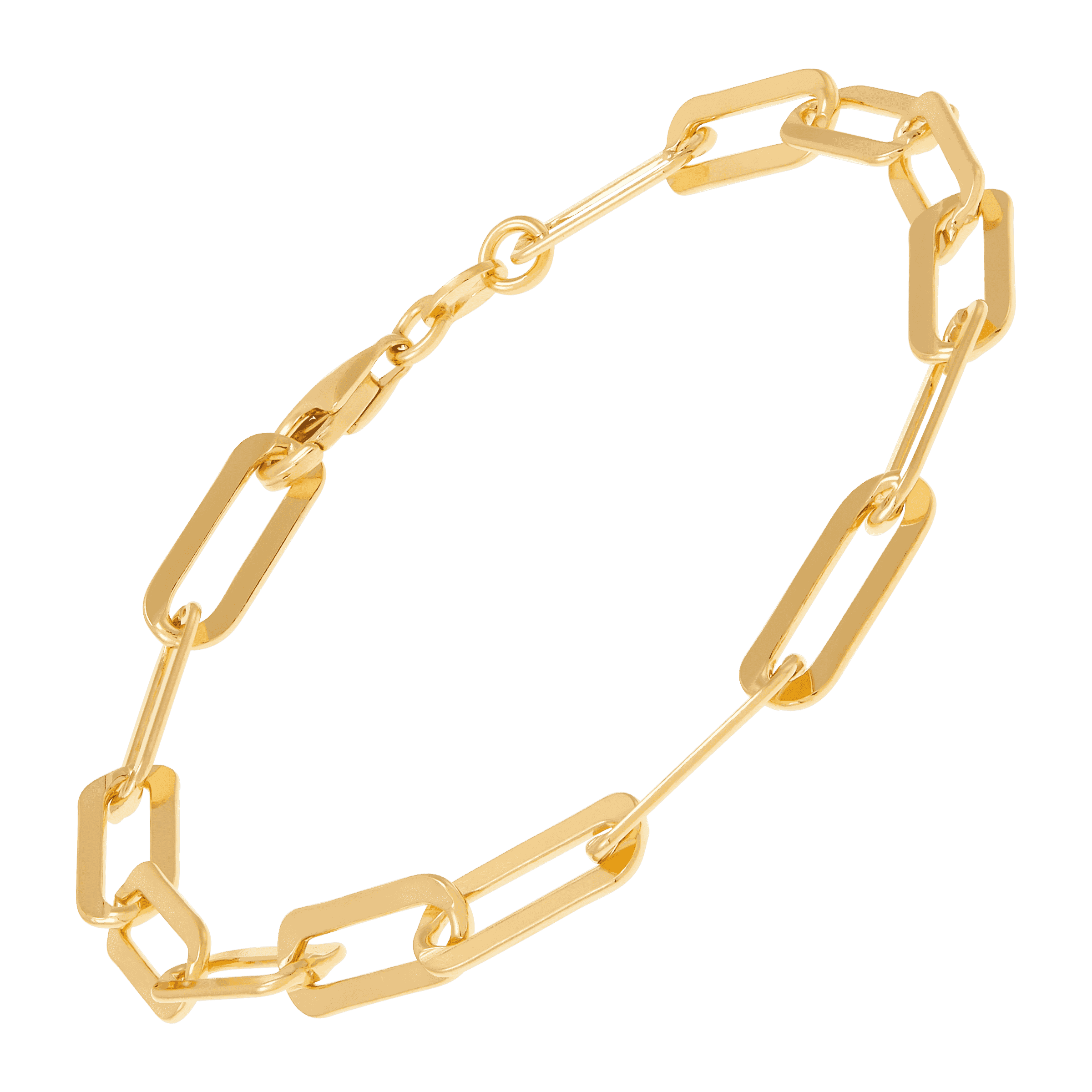 GLDN Mini Paperclip Chain Bracelet