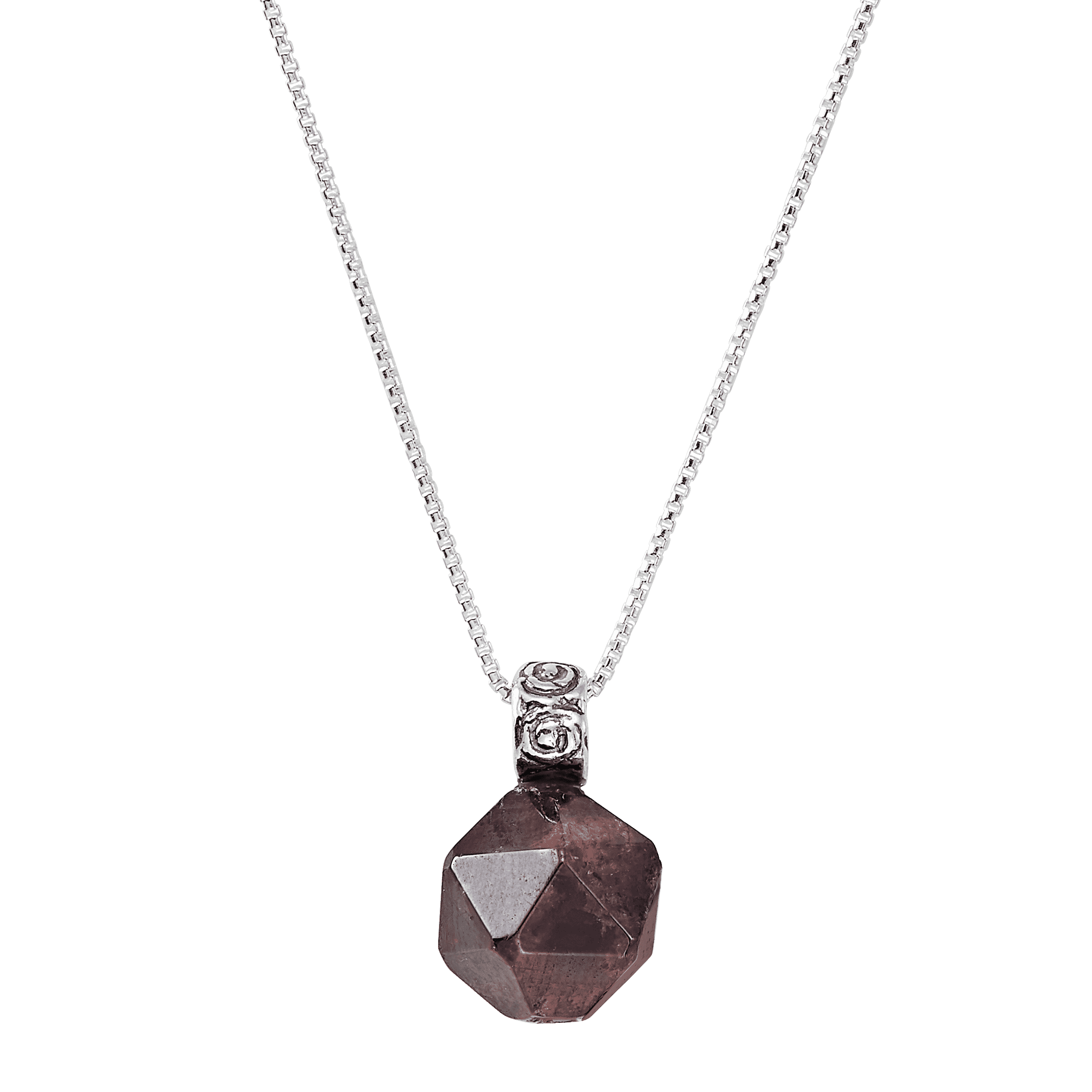 silpada garnet necklace