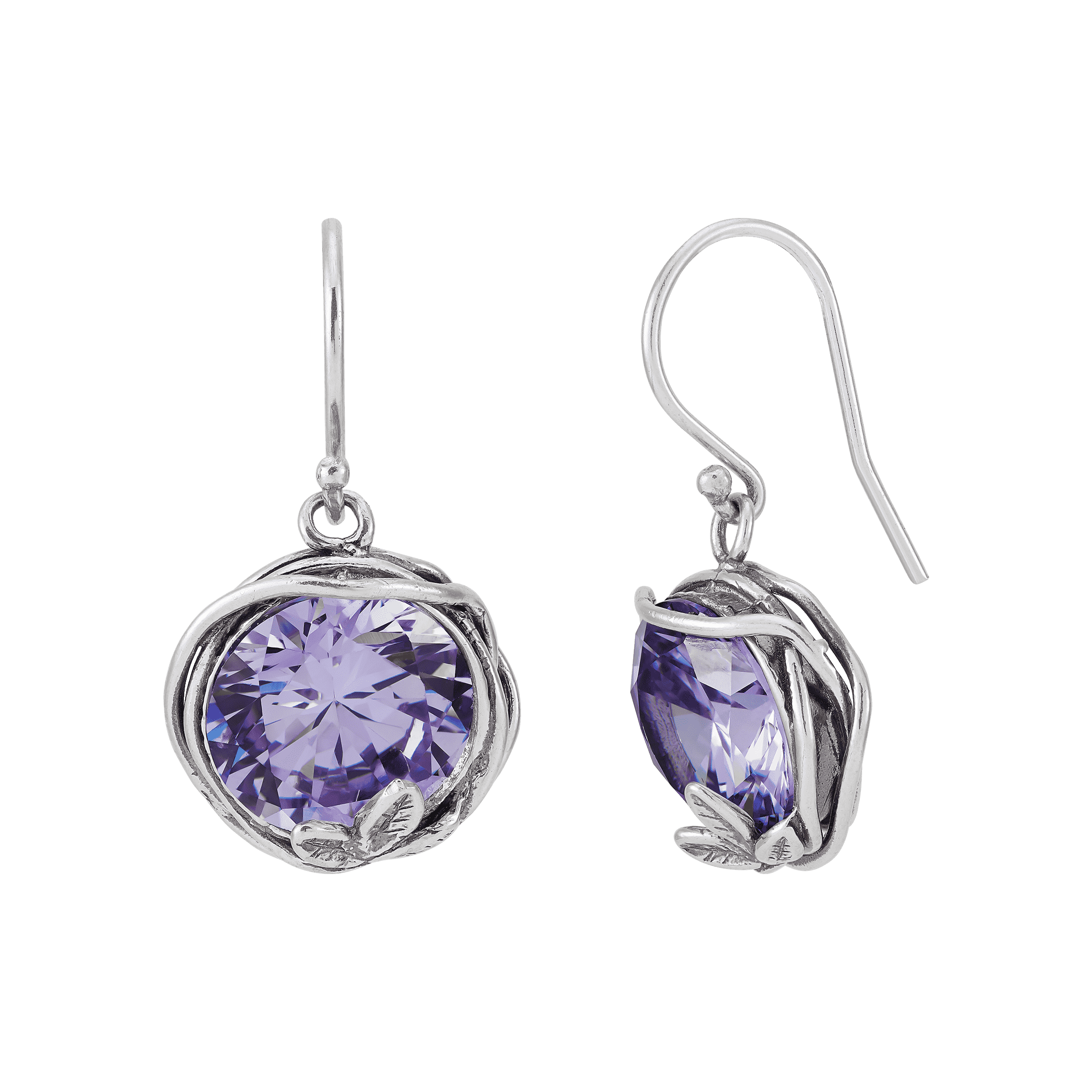 silpada purple earrings