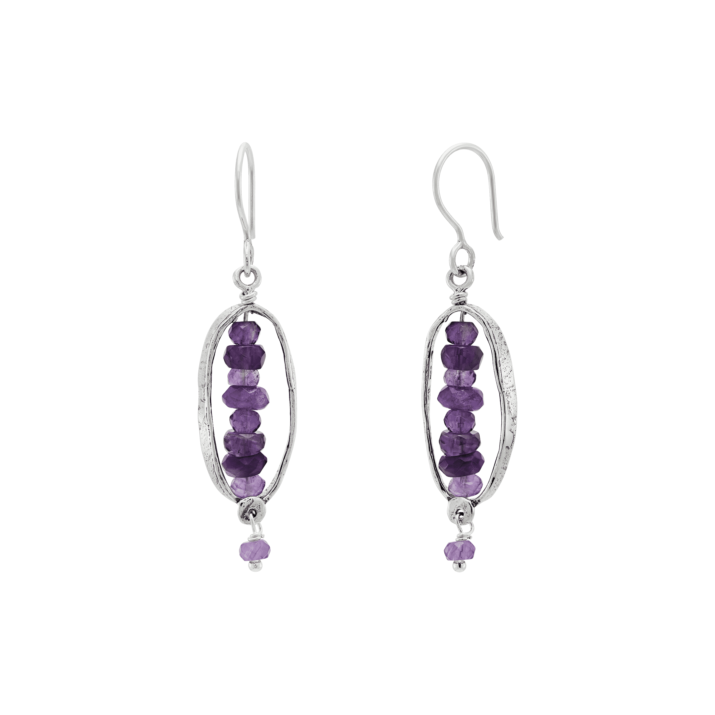 Silpada 'Fleetwood Park' Amethyst Earrings in Sterling Silver | Silpada