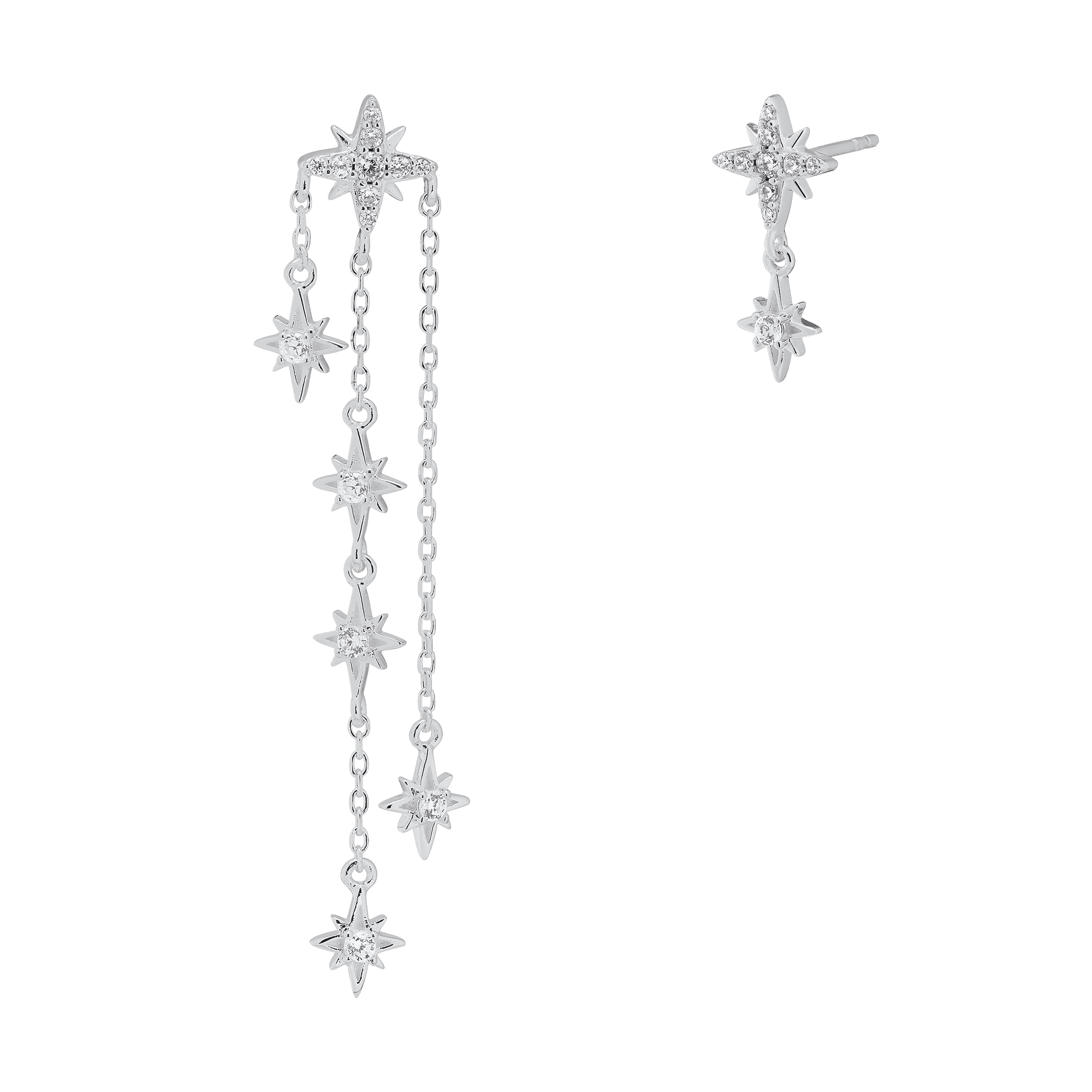 Silpada 'Reach for the Stars' Cubic Zirconia Earrings in Sterling ...