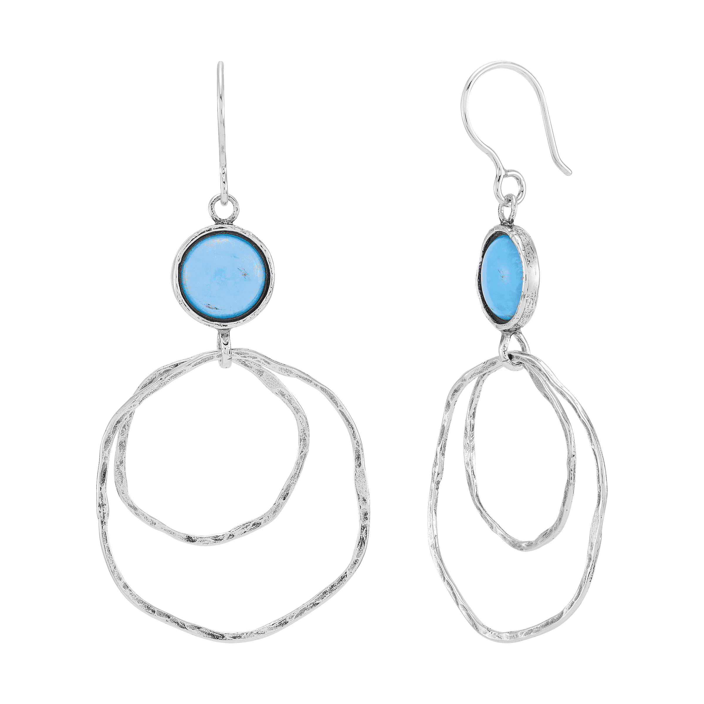 Silpada 'Circles Of Light' Opal Drop Earrings In Sterling Silver | Silpada
