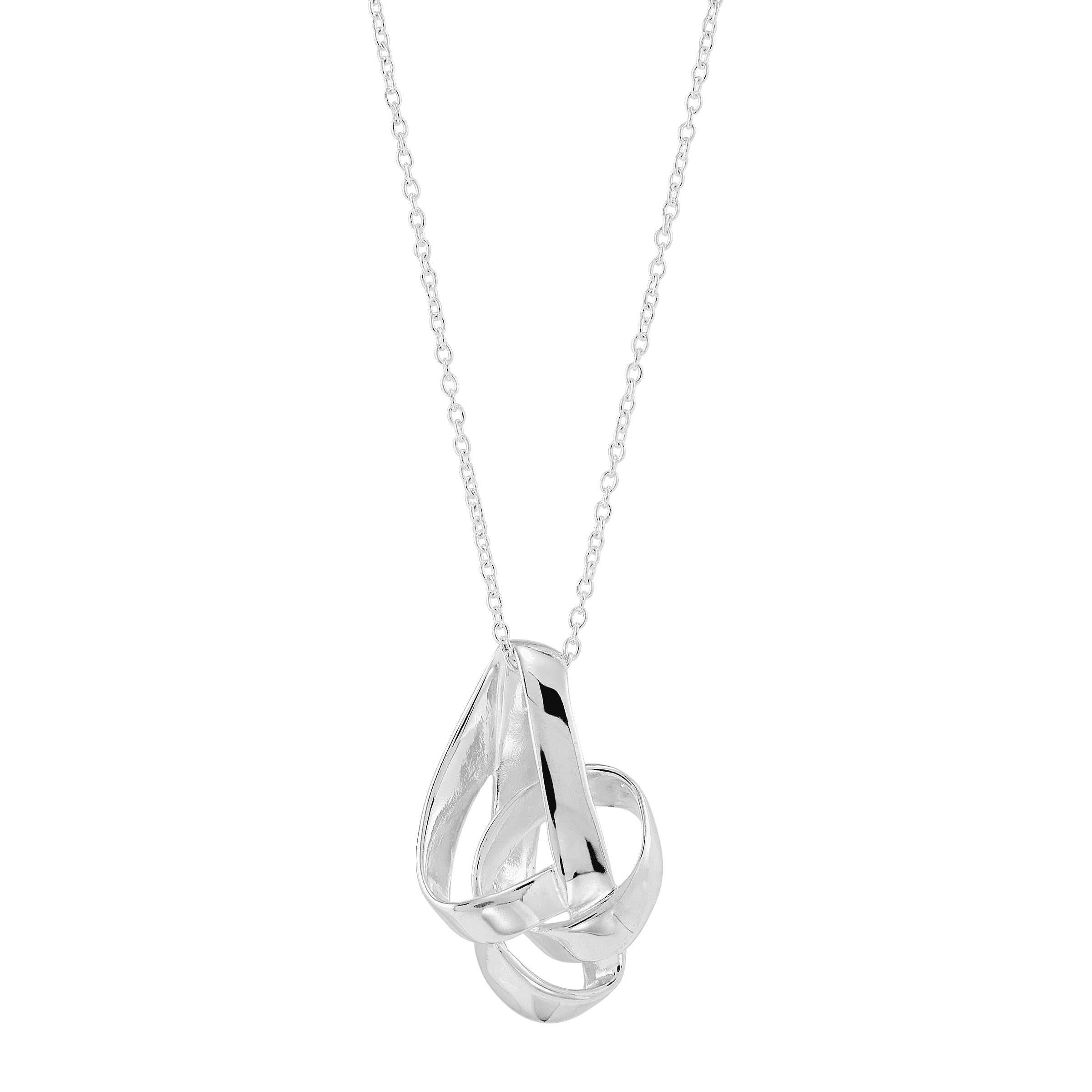 Silpada 'Tied Up' Pendant Necklace in Sterling Silver, 16