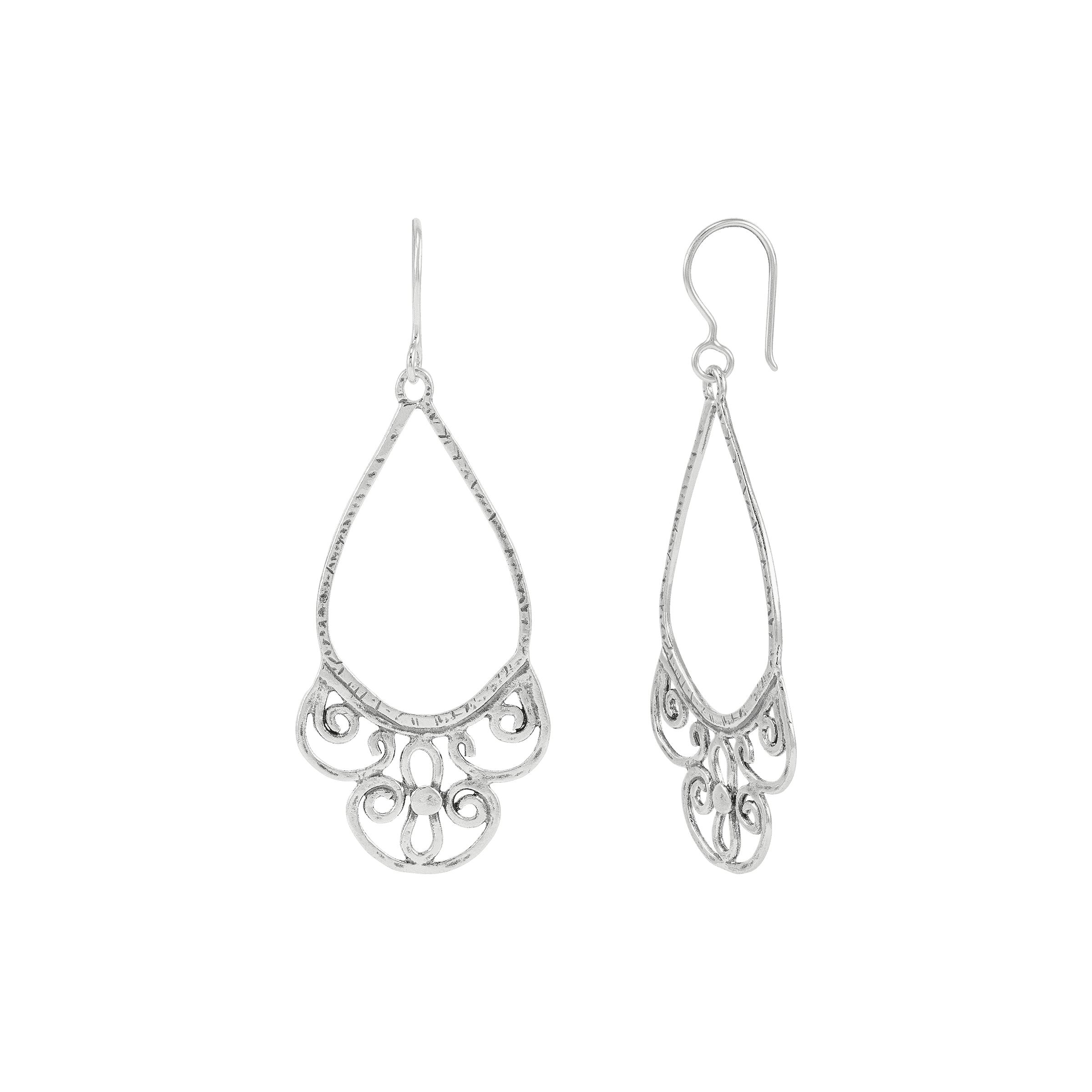 Silpada 'Laced Up' Drop Earrings in Sterling Silver | Silpada