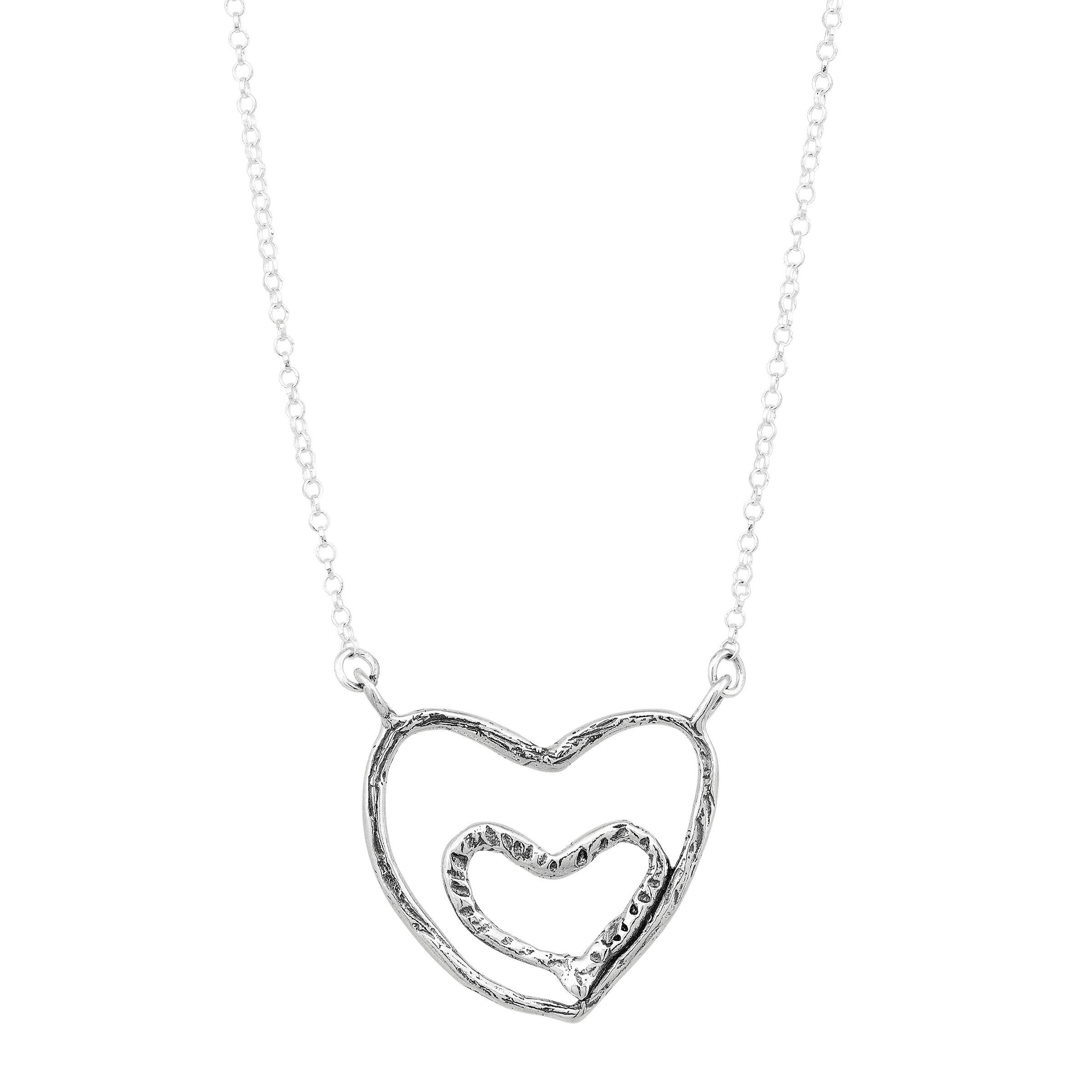 silpada heart necklace