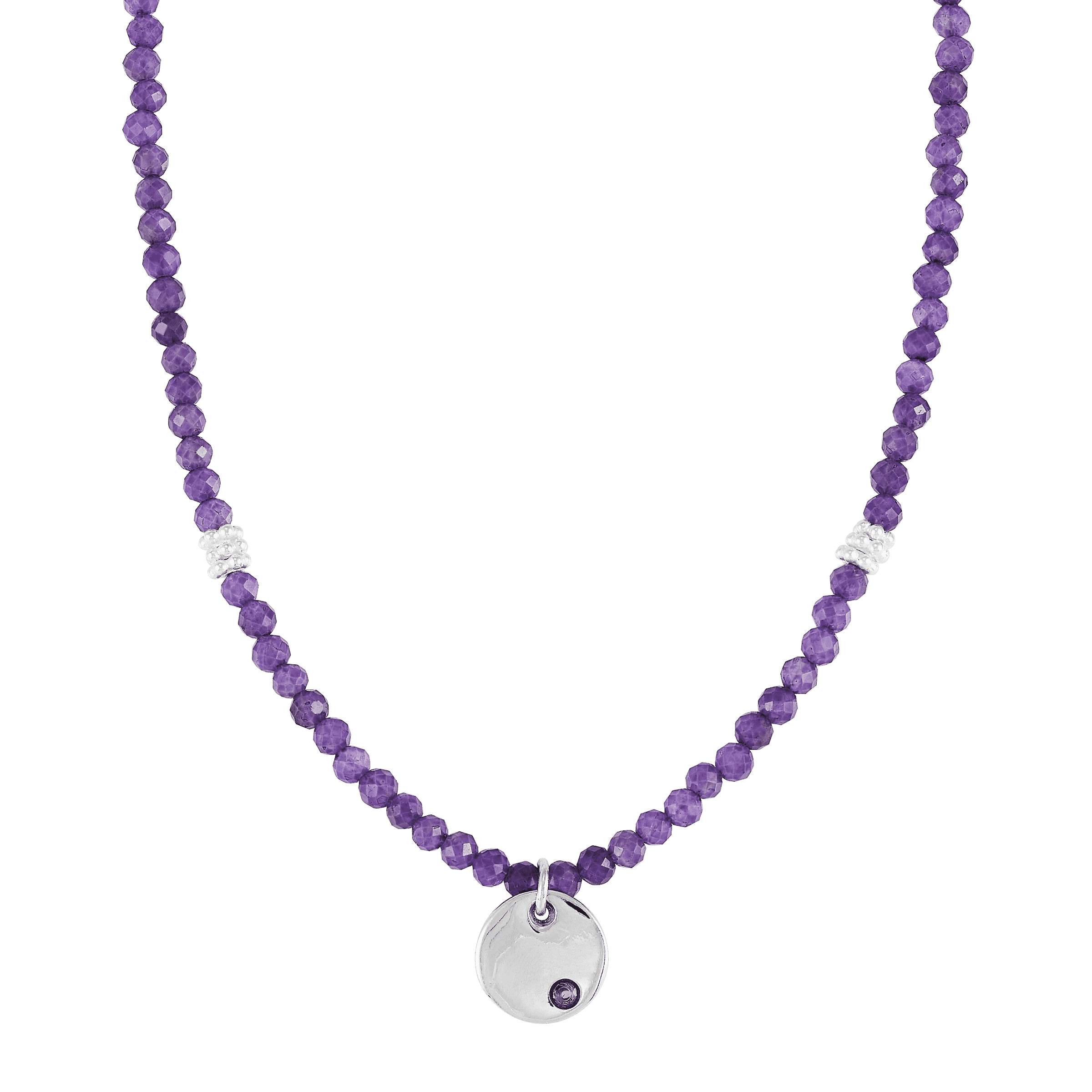 Silpada 'Violet Horizon' Amethyst and Cubic Zirconia Pendant