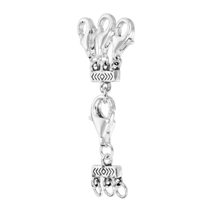 Layered Necklace Spacer-3 Clasps