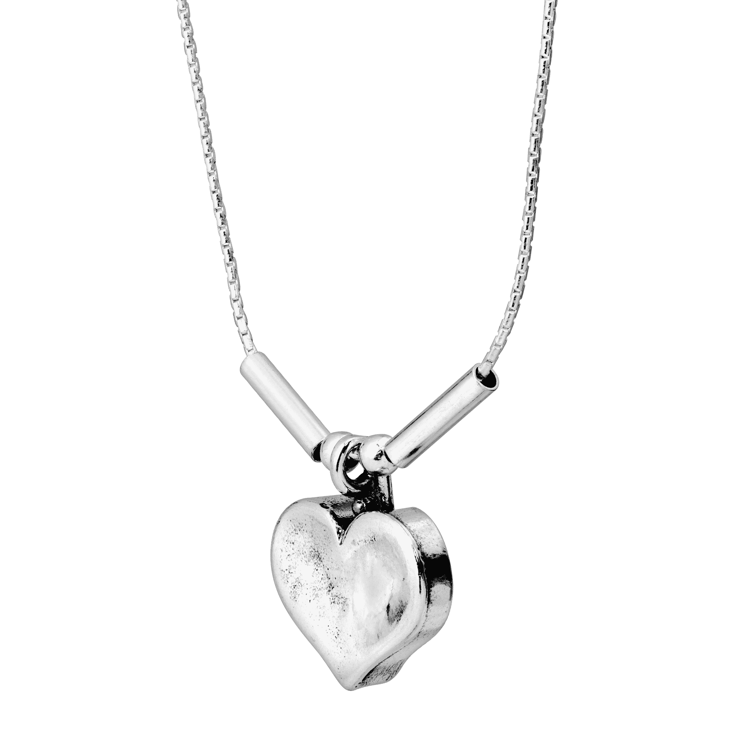 silpada heart necklace