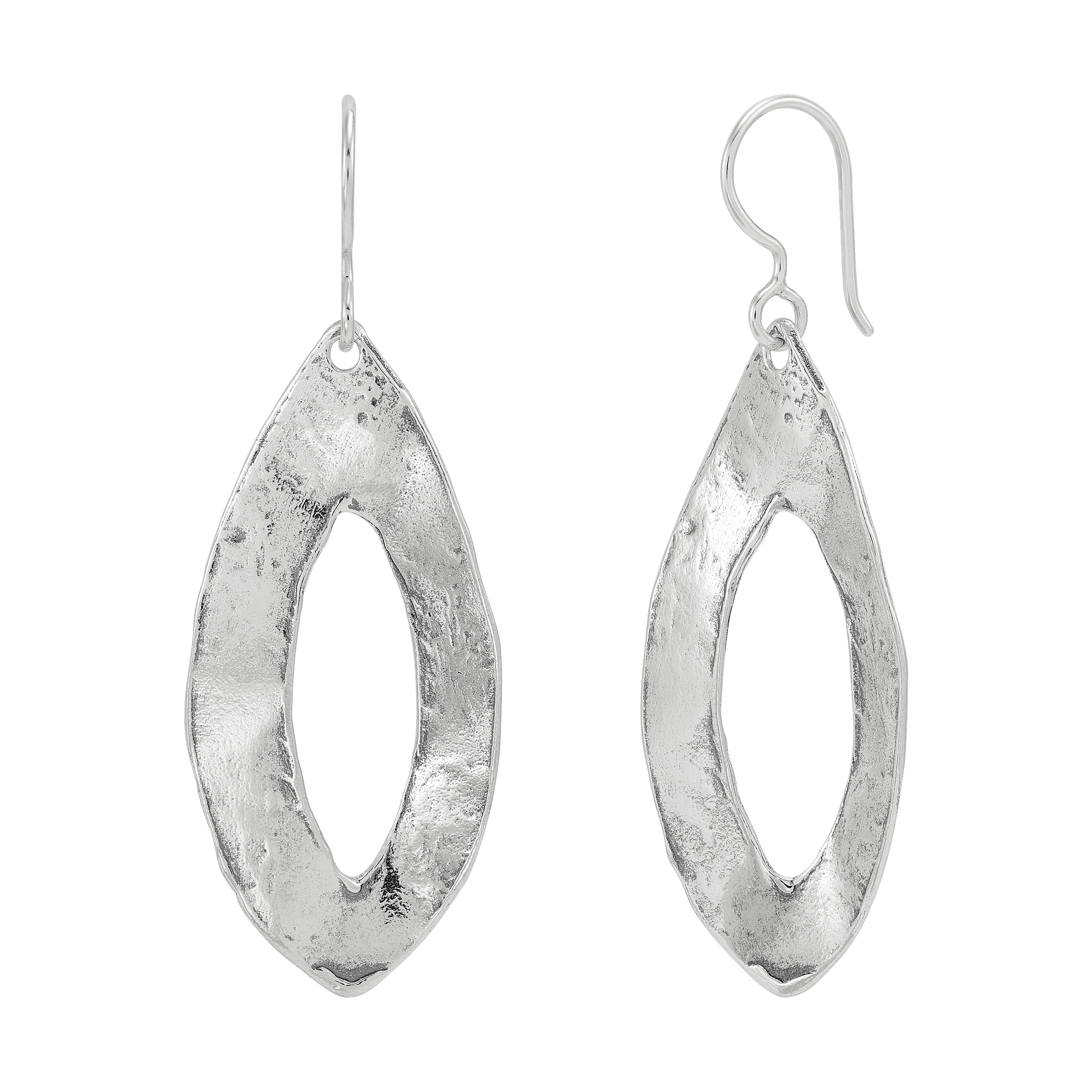 silpada hammered silver earrings