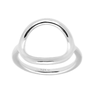 Sterling Silver Ring, Open Circle - Silpada - .925 Sterling Silver