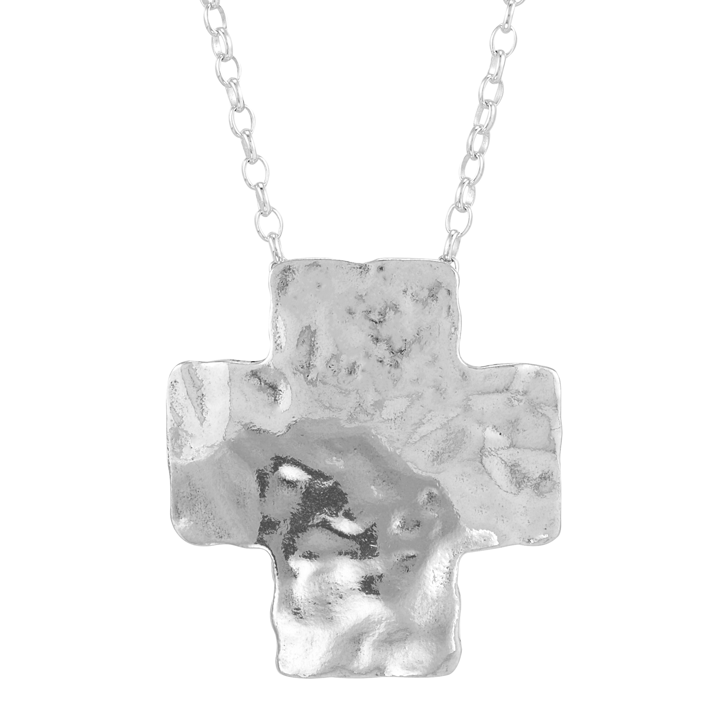 Silpada 'Beloved' Sterling Silver Cross Pendant Necklace, 18