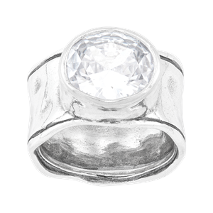 Silpada 'Epic' Sterling Silver Cubic Zirconia Ring | Silpada