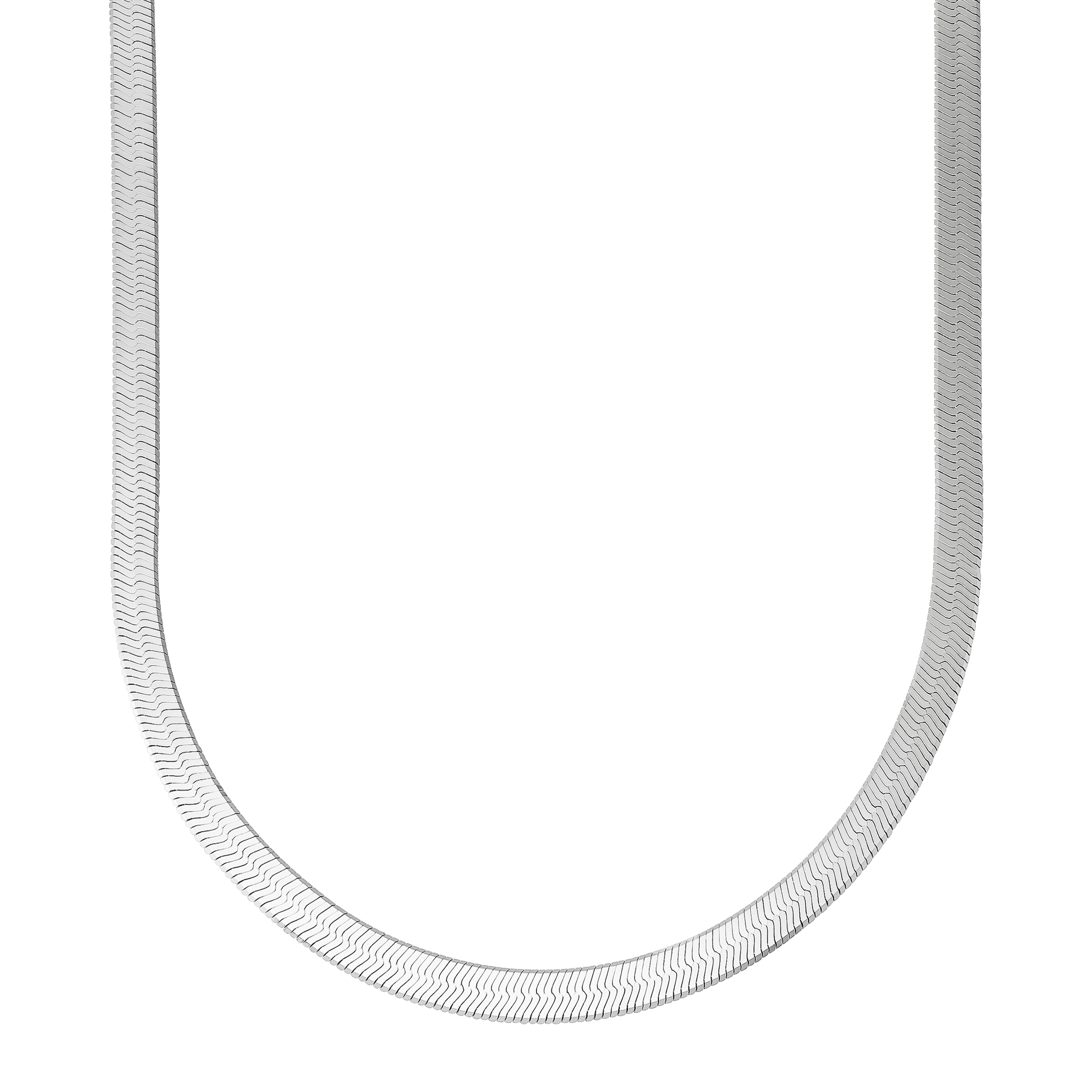 Herringbone Circle Necklace