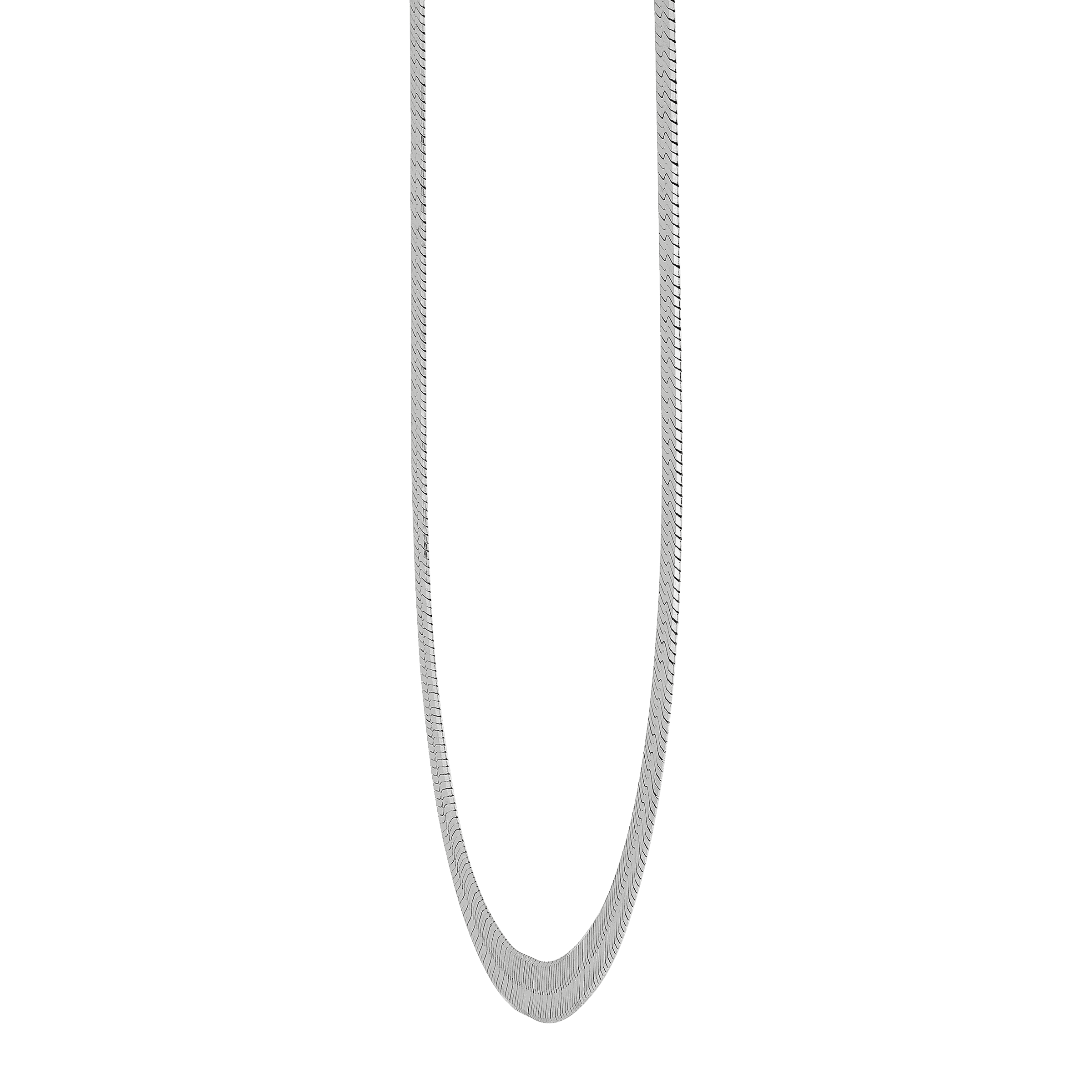 Silpada 'Herringbone Circle' Chain Necklace in Sterling Silver, 18