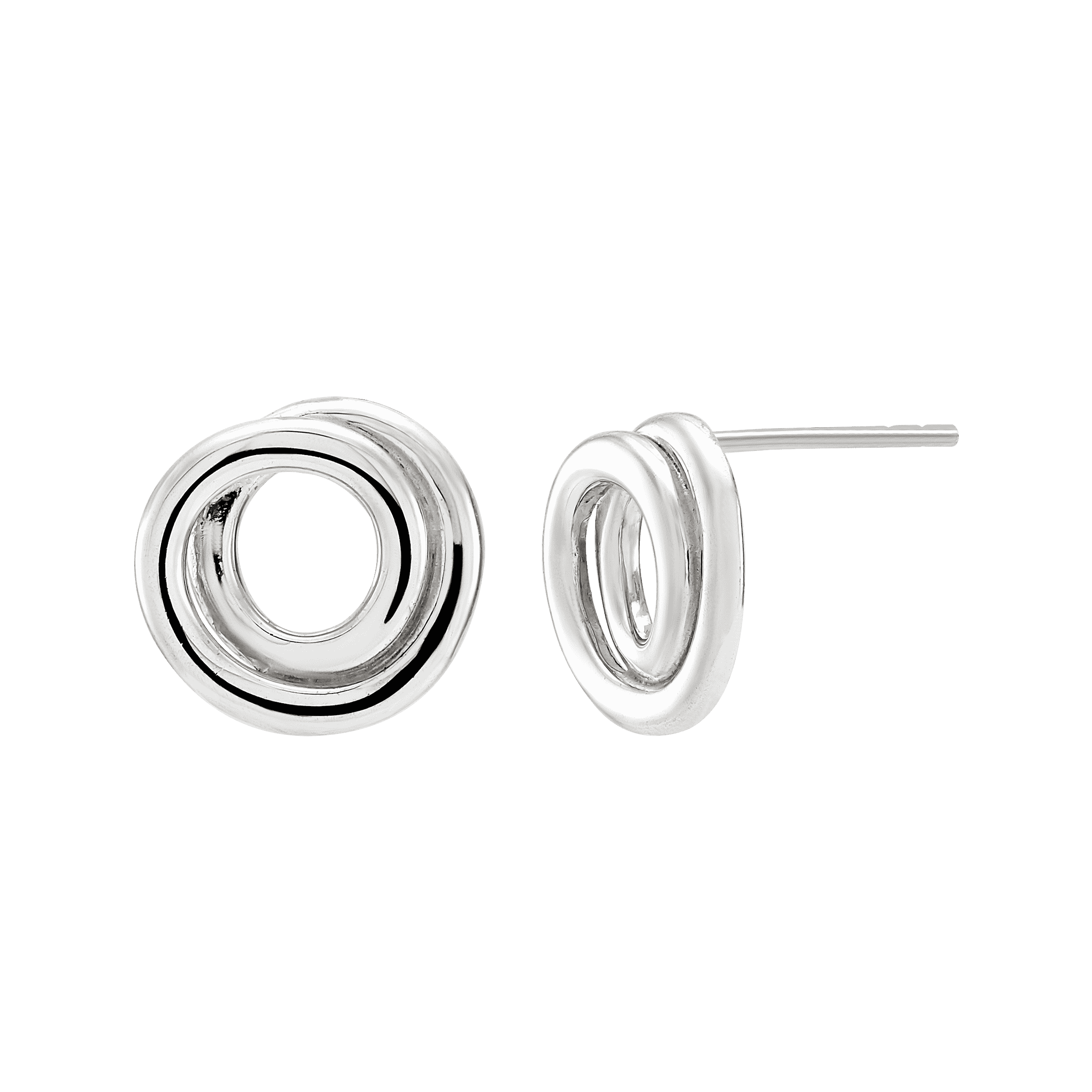 Silpada good Swirl Circle Weave Earrings