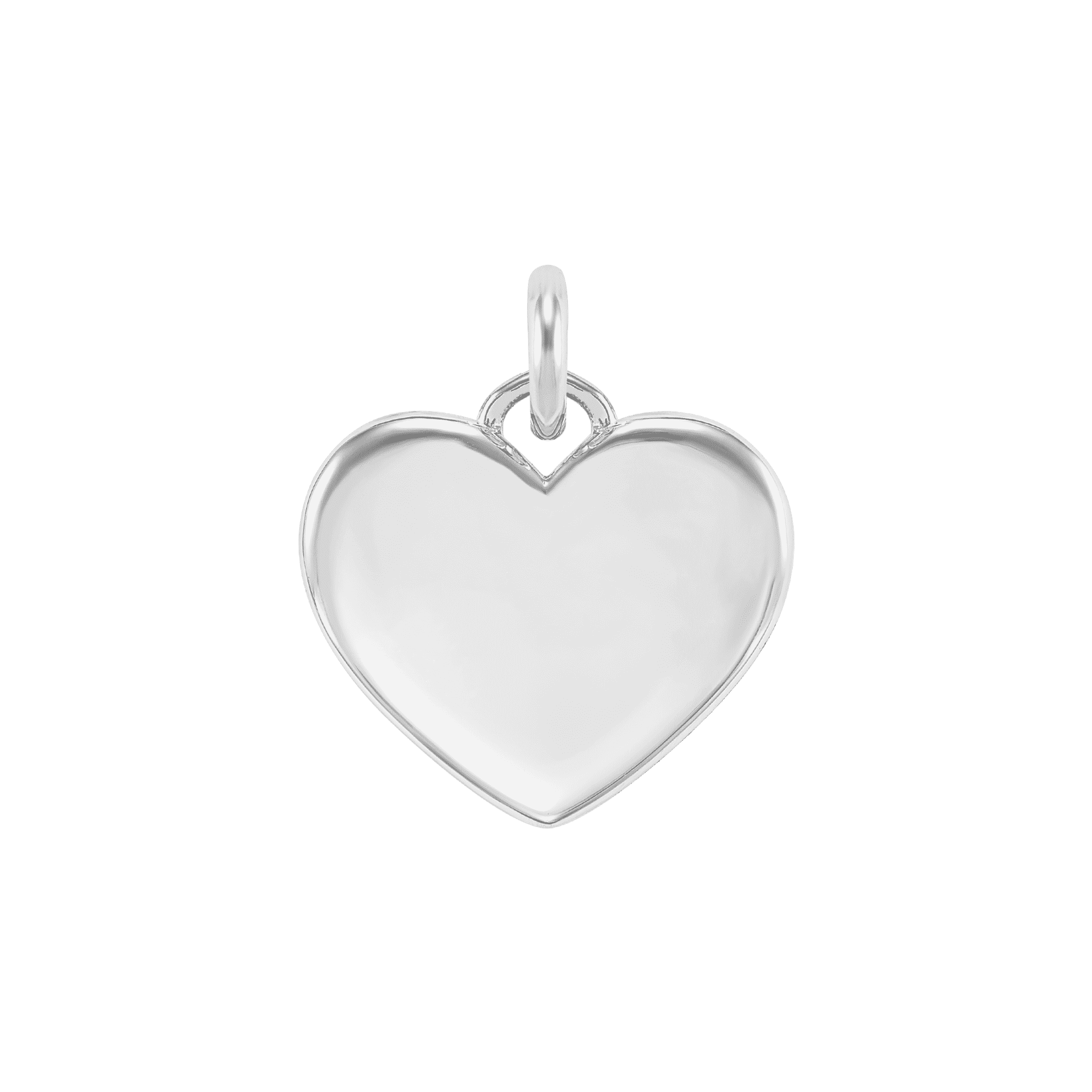 Words Of The Heart Charm, White