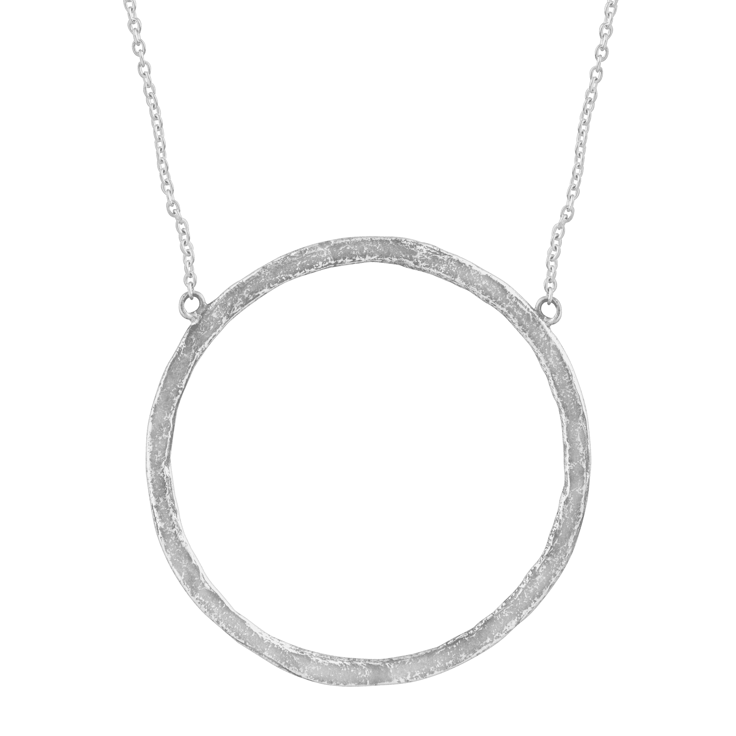 Sterling Silver Open Circle Necklace - Silpada - .925 Sterling Silver