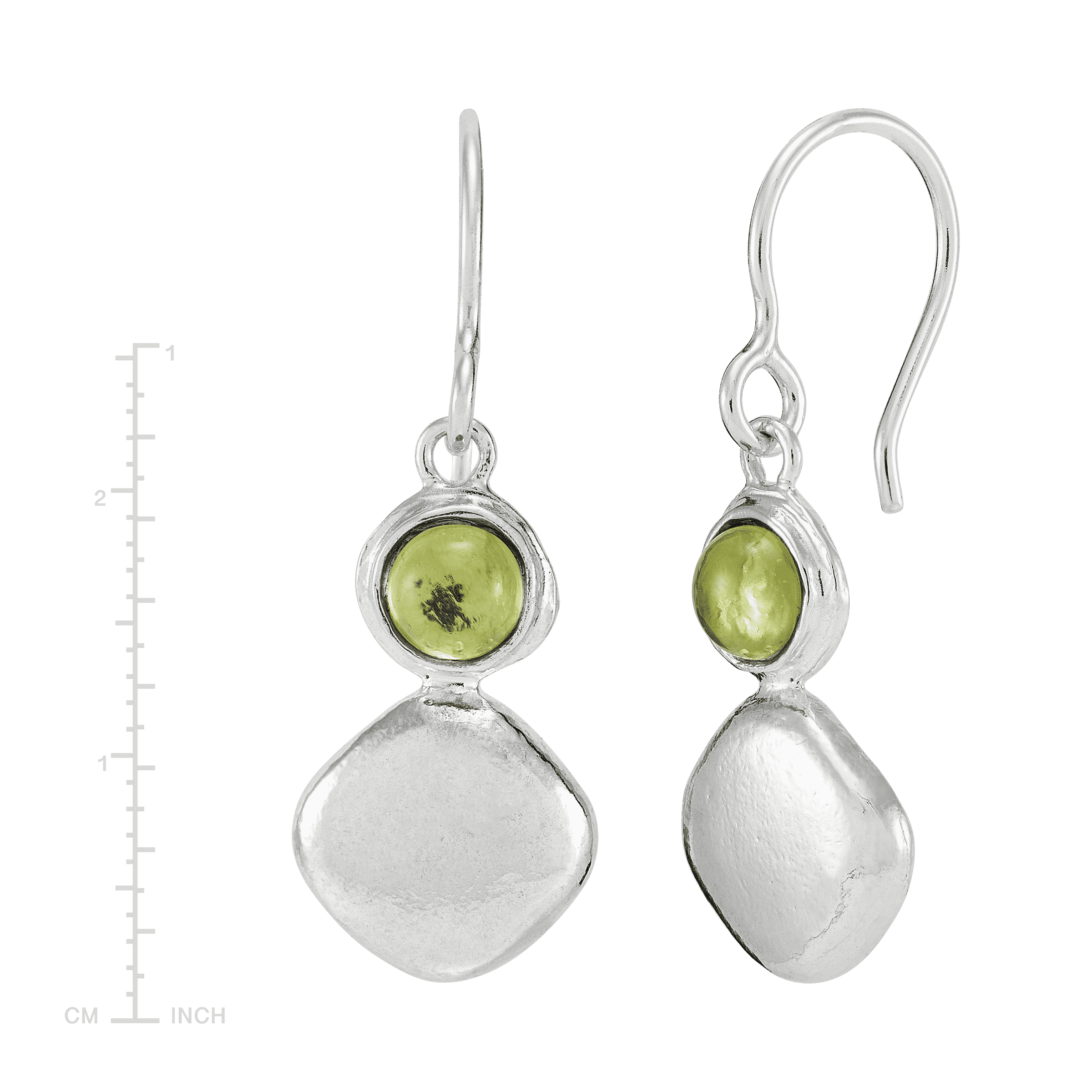 Green Glass Teardrop Earrings – Bayou Glass Arts