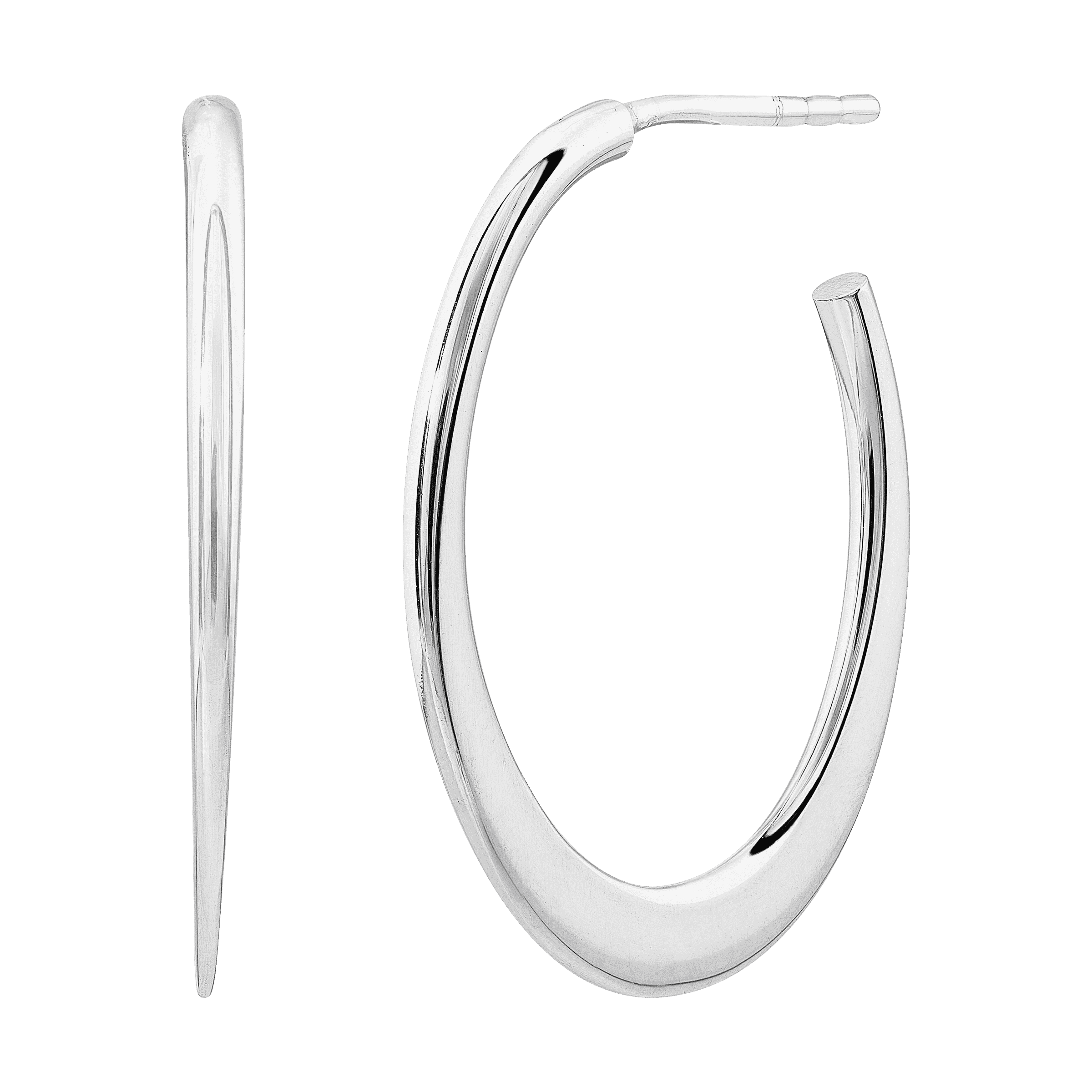 Silpada Essential Hammered Hoop Earrings