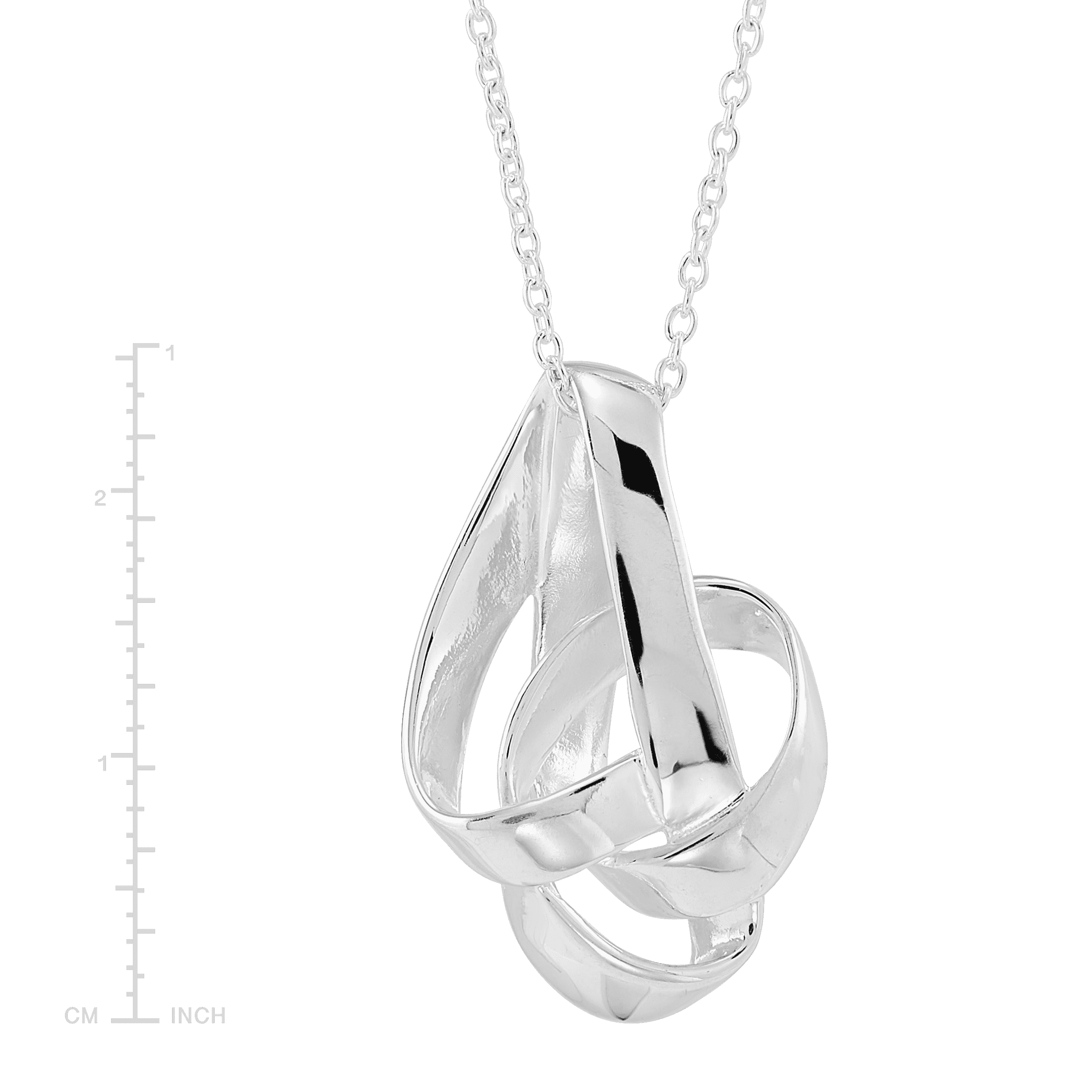 Silpada 'Tied Up' Pendant Necklace in Sterling Silver, 16