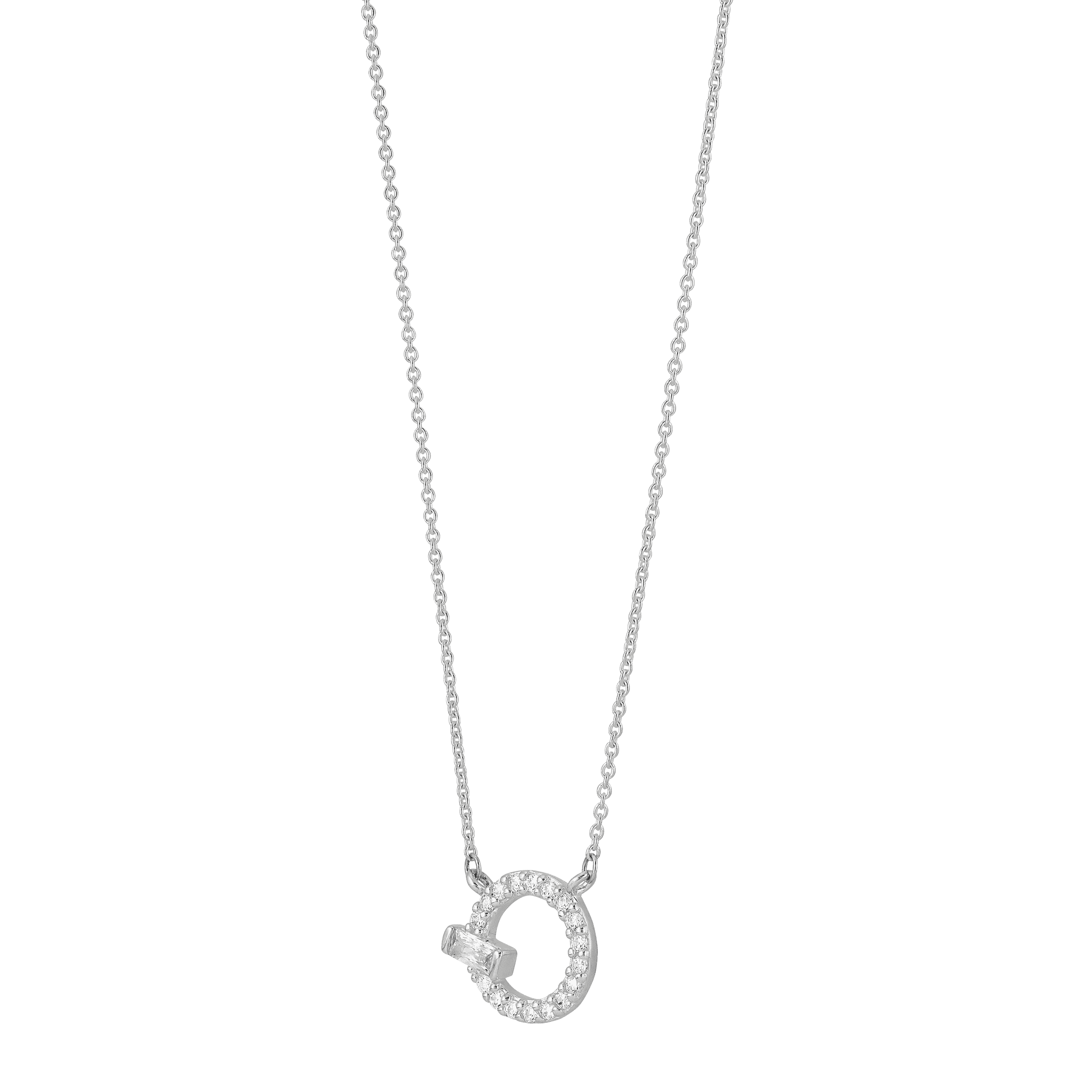 Silpada 'Lock, Stock and Barrel' Necklace in Sterling Silver, 14