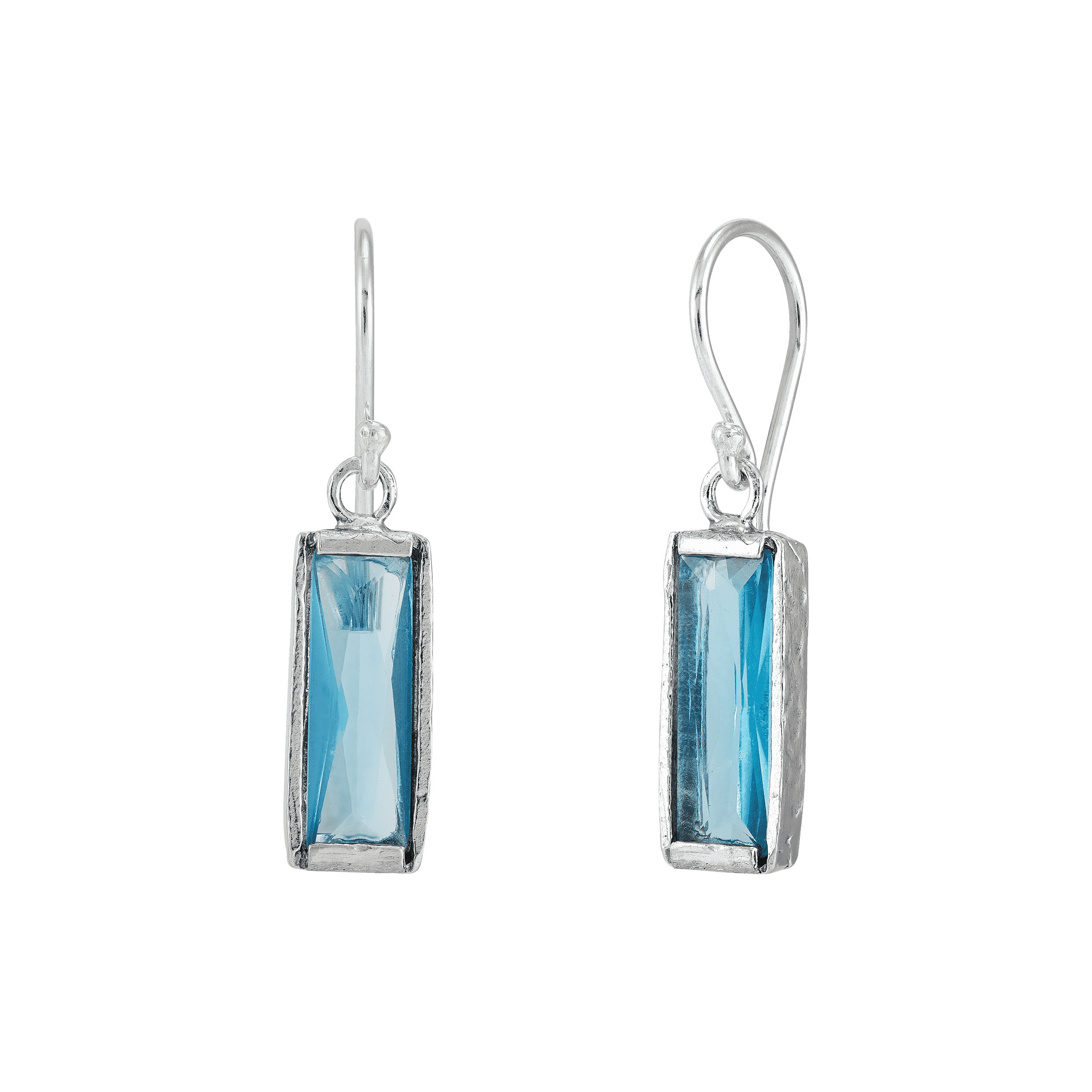 Mirrored Sky Drop Earrings