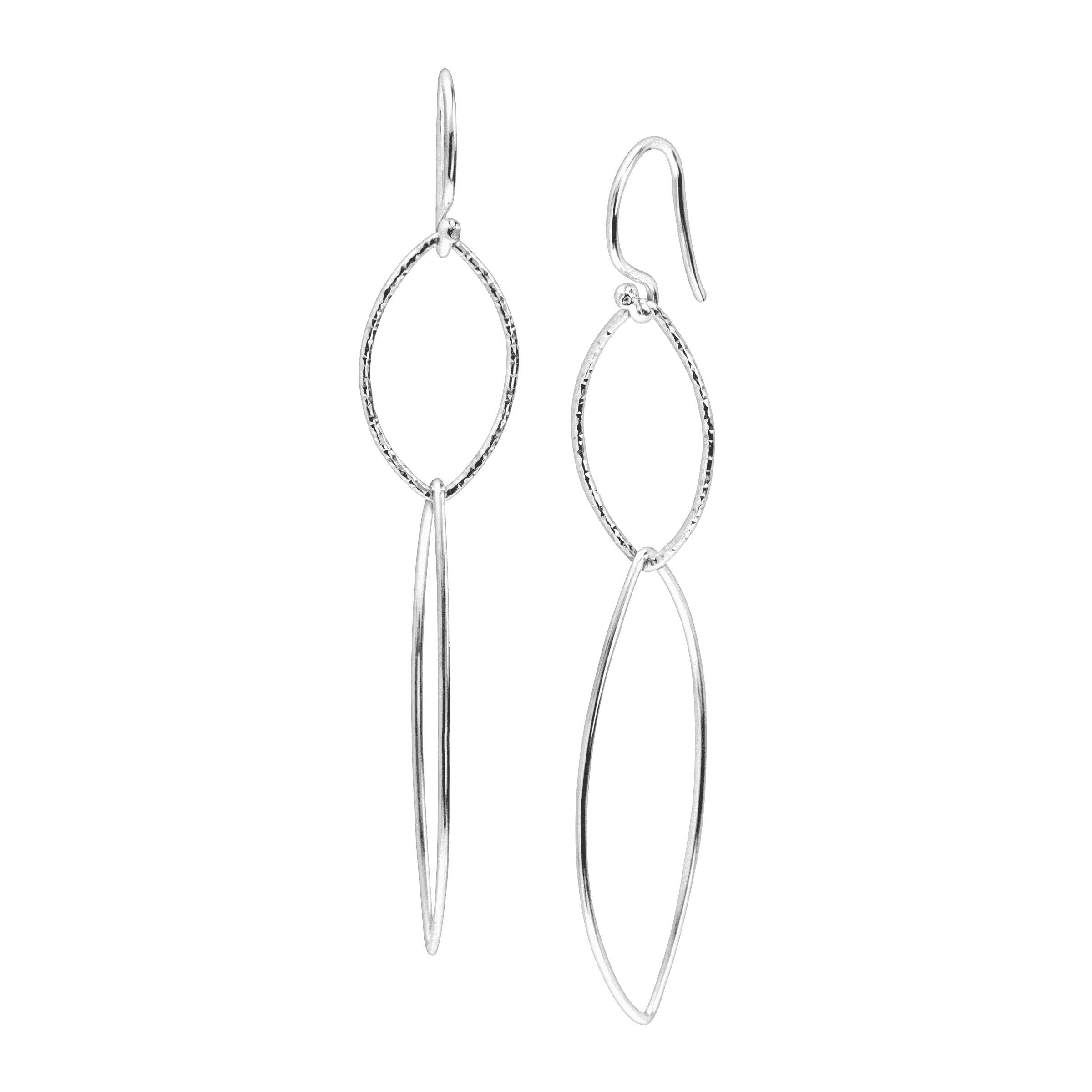 925 Sterling Silver Interlocking Drop Earrings | Silpada.com