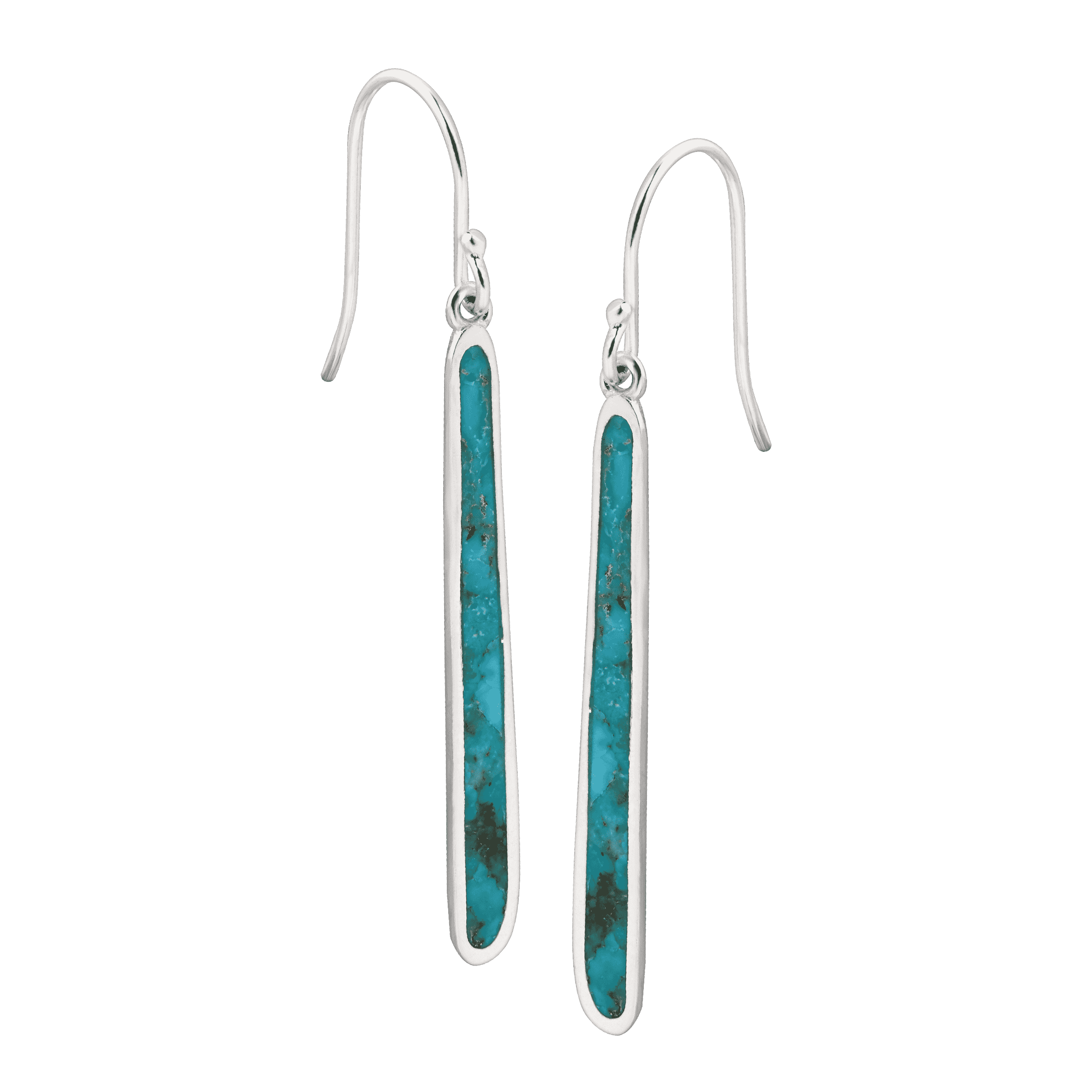 18mm Sleeping Beauty Turquoise Teardrop Lever Back Earrings, Solid 925  Sterling Silver, Blue Turquoise Teardrop Earrings, Silver Lever Backs 