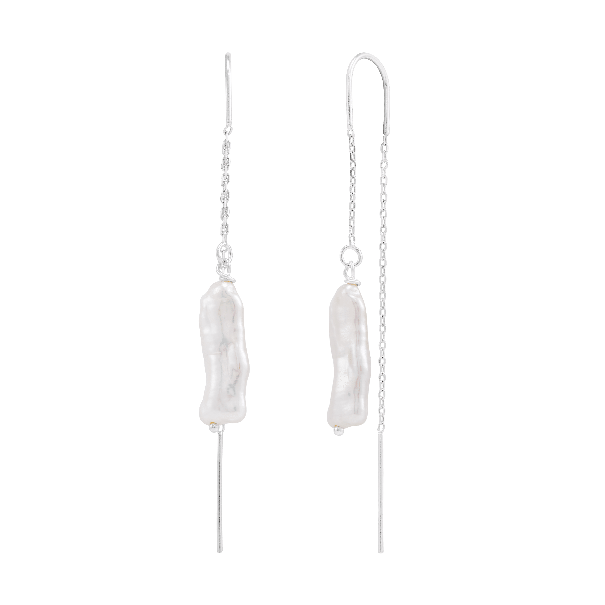 Mic Drop Threader Earrings