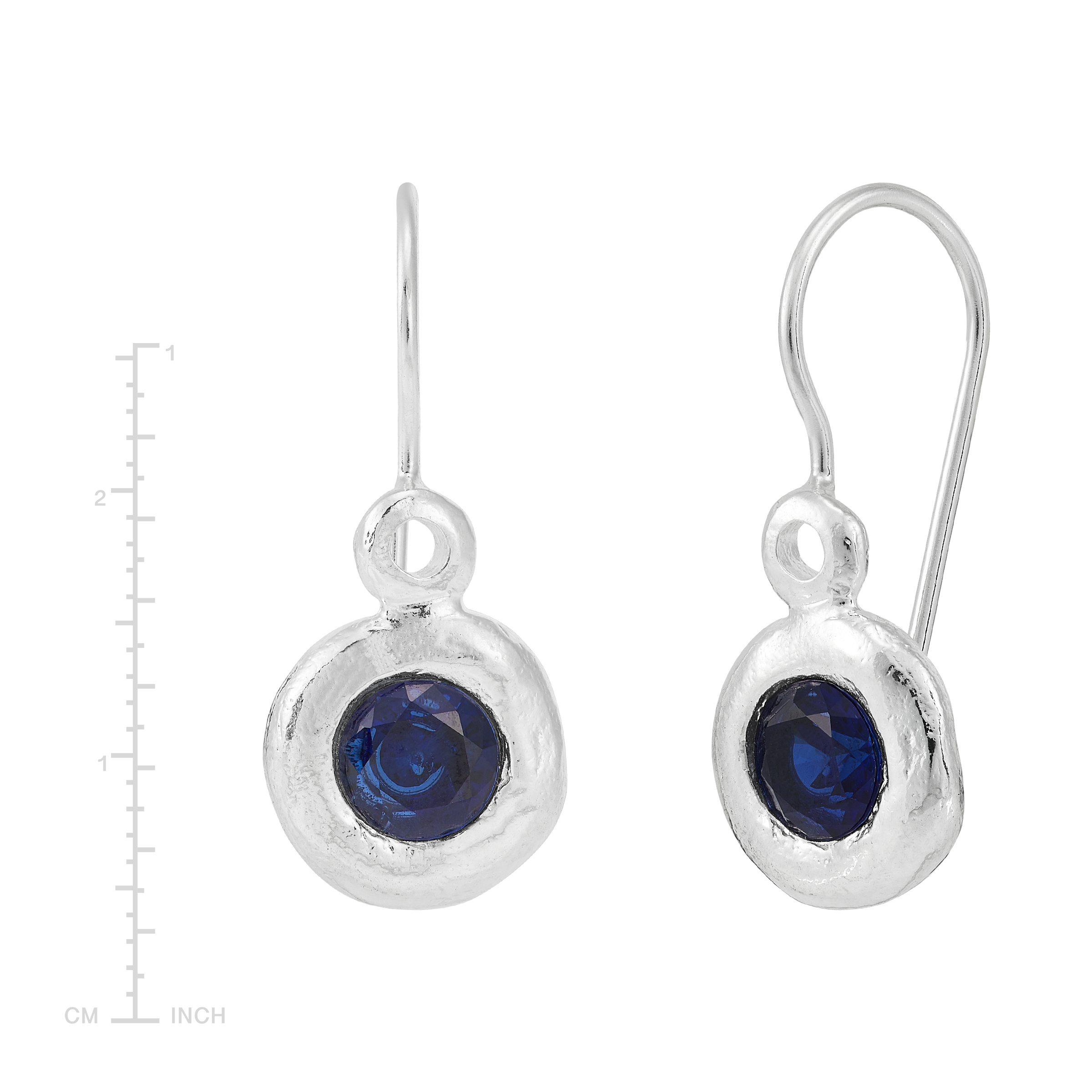 Silpada 'Ocean Love' Sterling Silver Sapphire Drop Earrings | Silpada