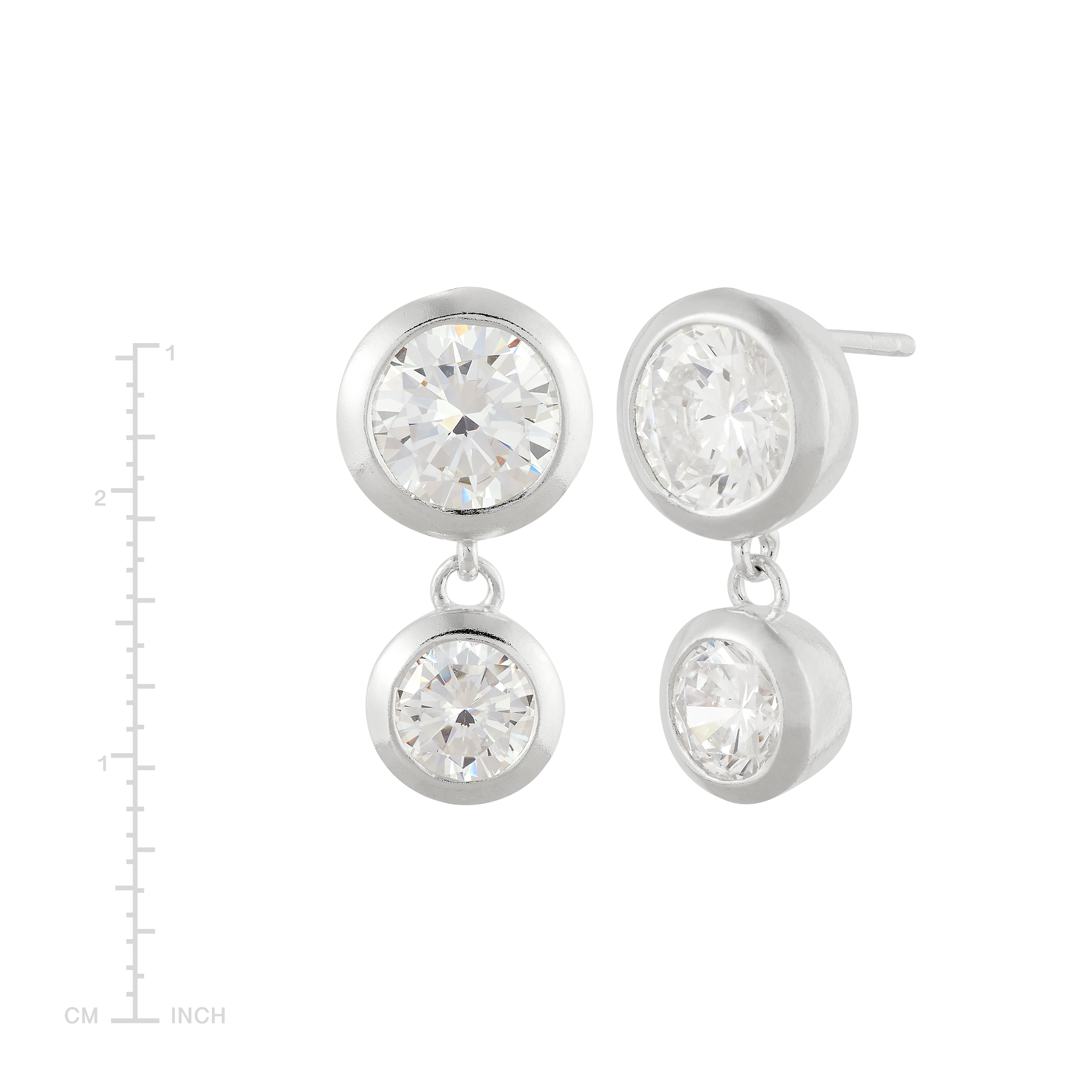 Silpada 'Glowing Joy' Sterling Silver Cubic Zirconia Drop Earrings