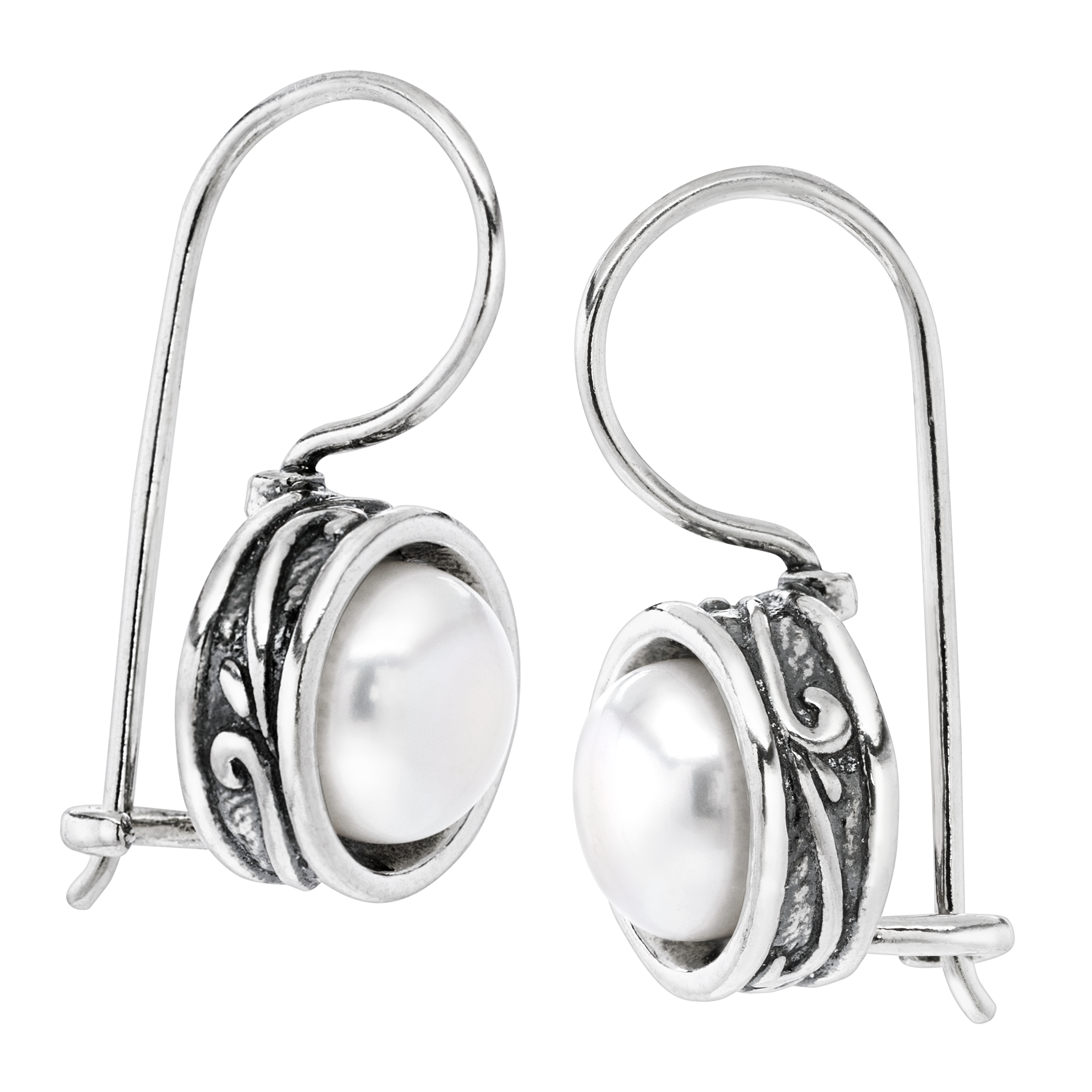 SILPADA MARGARITE Silver Pearl Drop Earrings store W1750