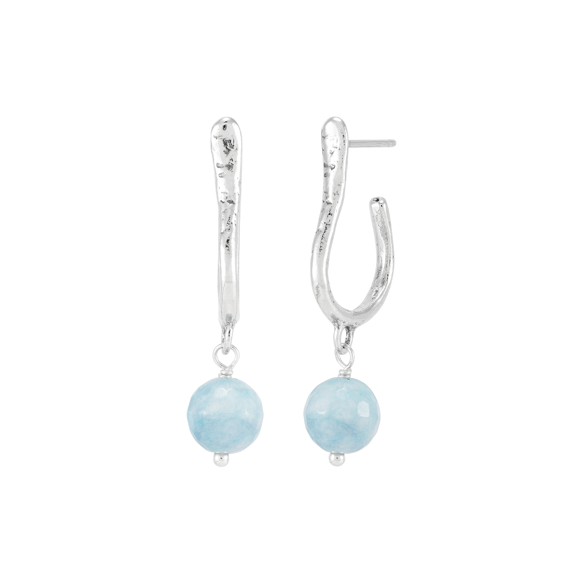 Silpada 'Fresh Lights' Sterling Silver Larimar Drop Earrings | Silpada