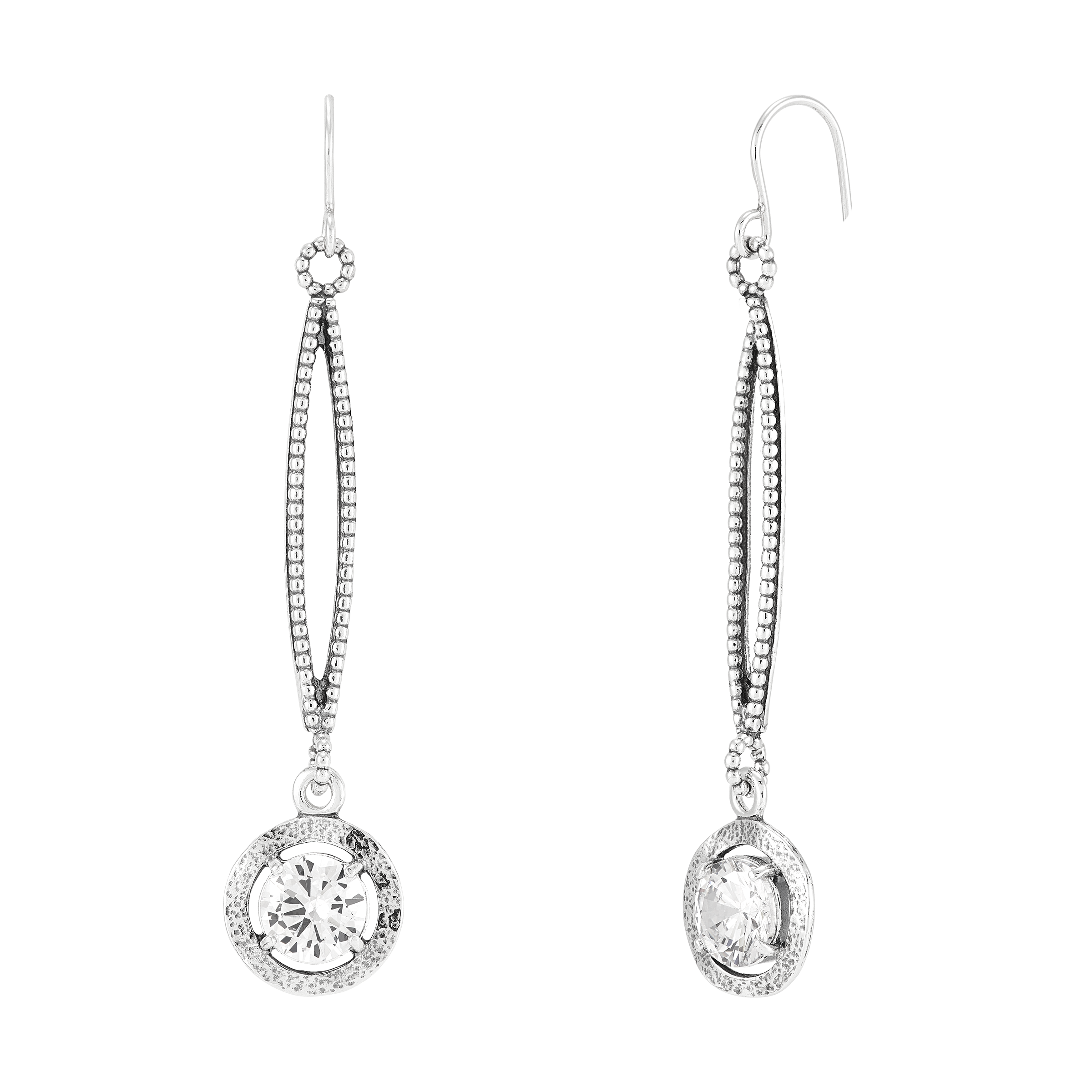 Silpada 'Switching Angles' Sterling Silver Cubic Zirconia Drop