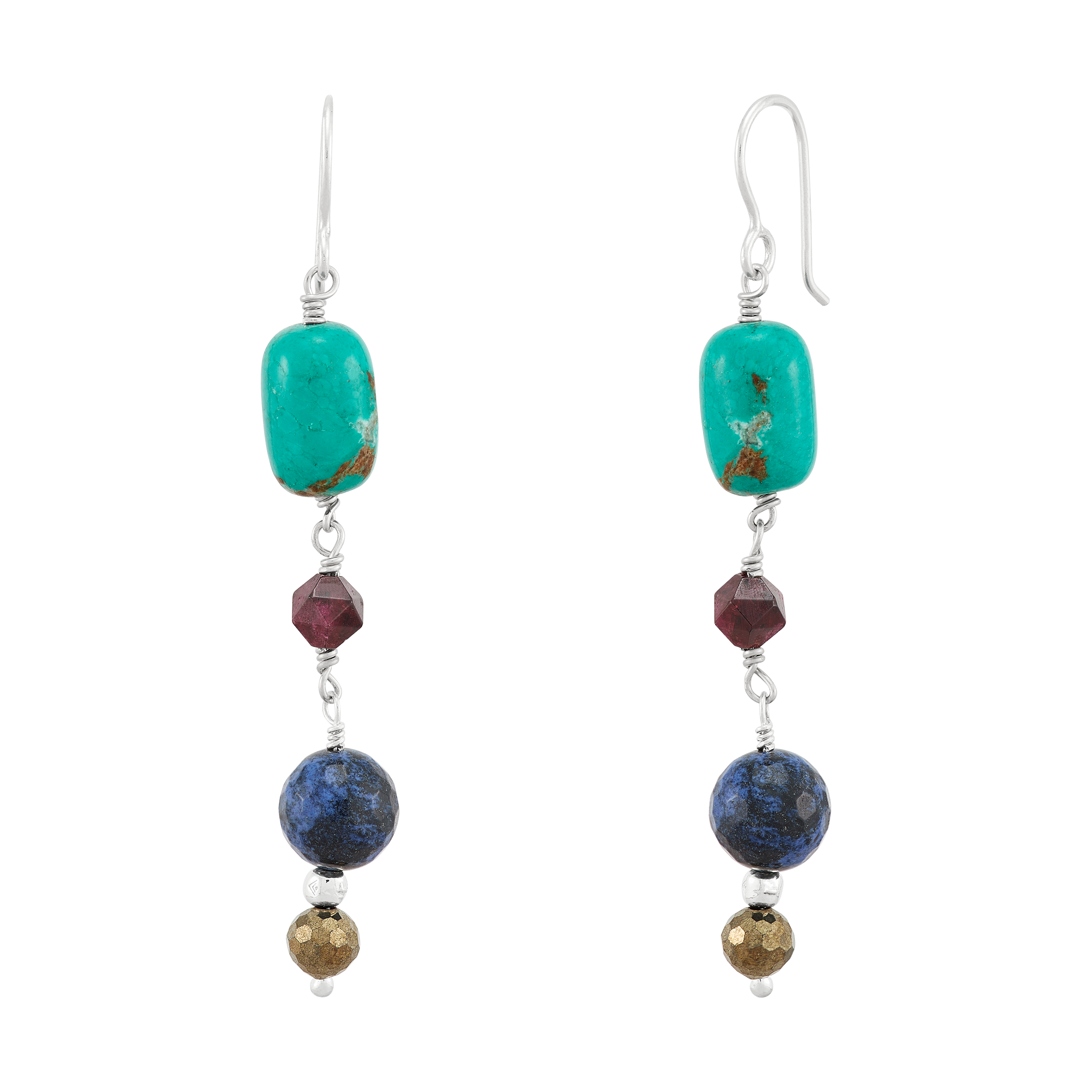 Silpada Square deals & Bead Accent Earrings