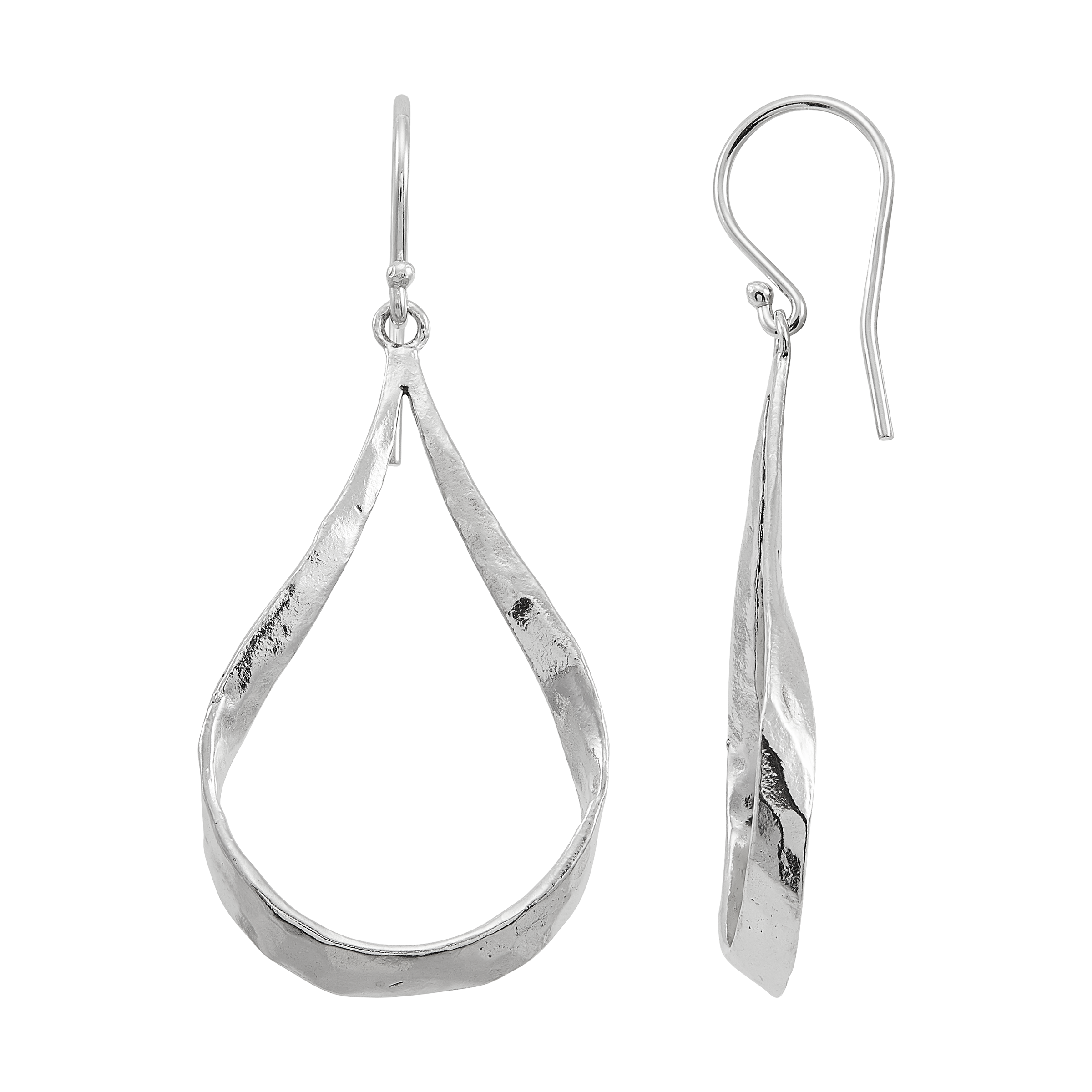 Silpada 'Hammered Ribbon' Drop Earrings in Sterling Silver | Silpada