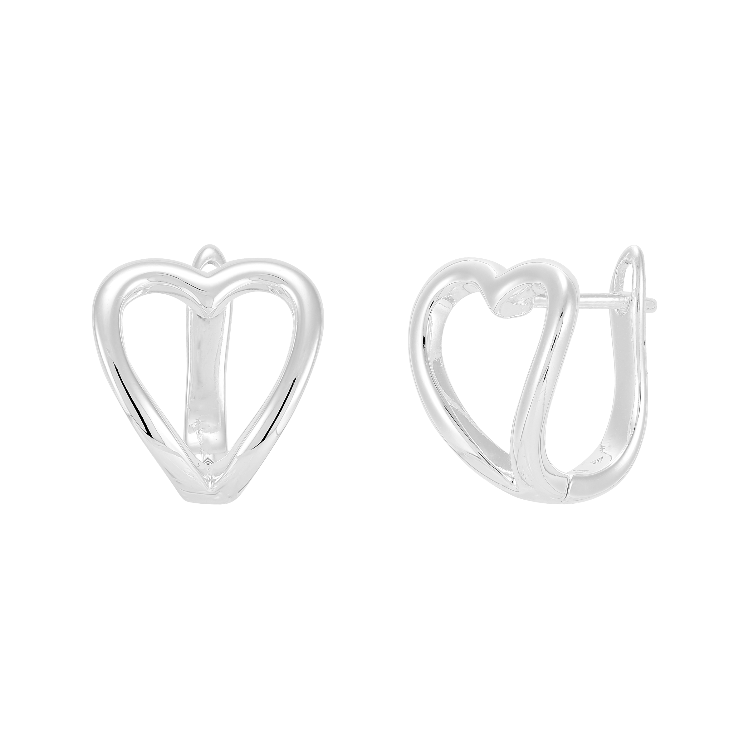 Open Hearts Earrings