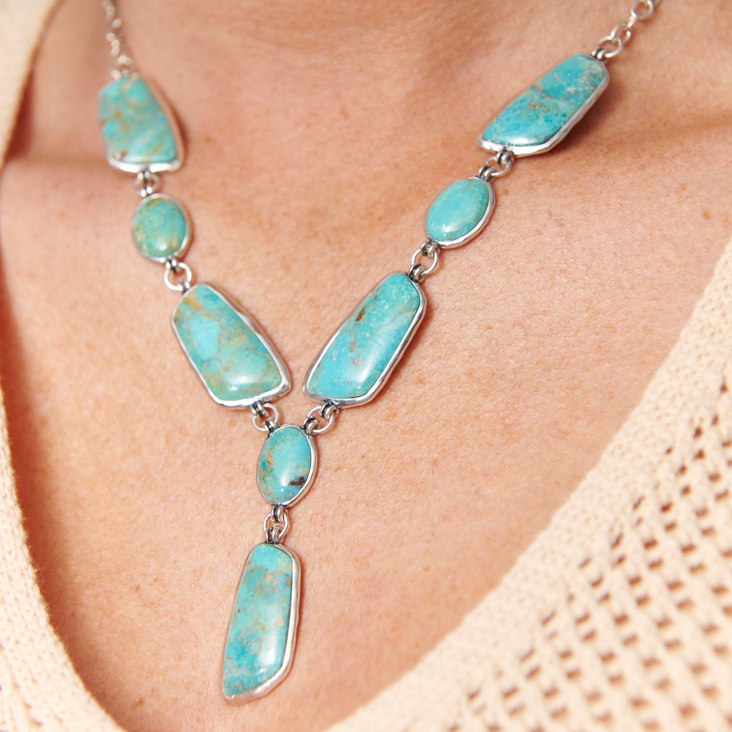 Silpada Sterling Silver & 2024 Turquoise Necklace