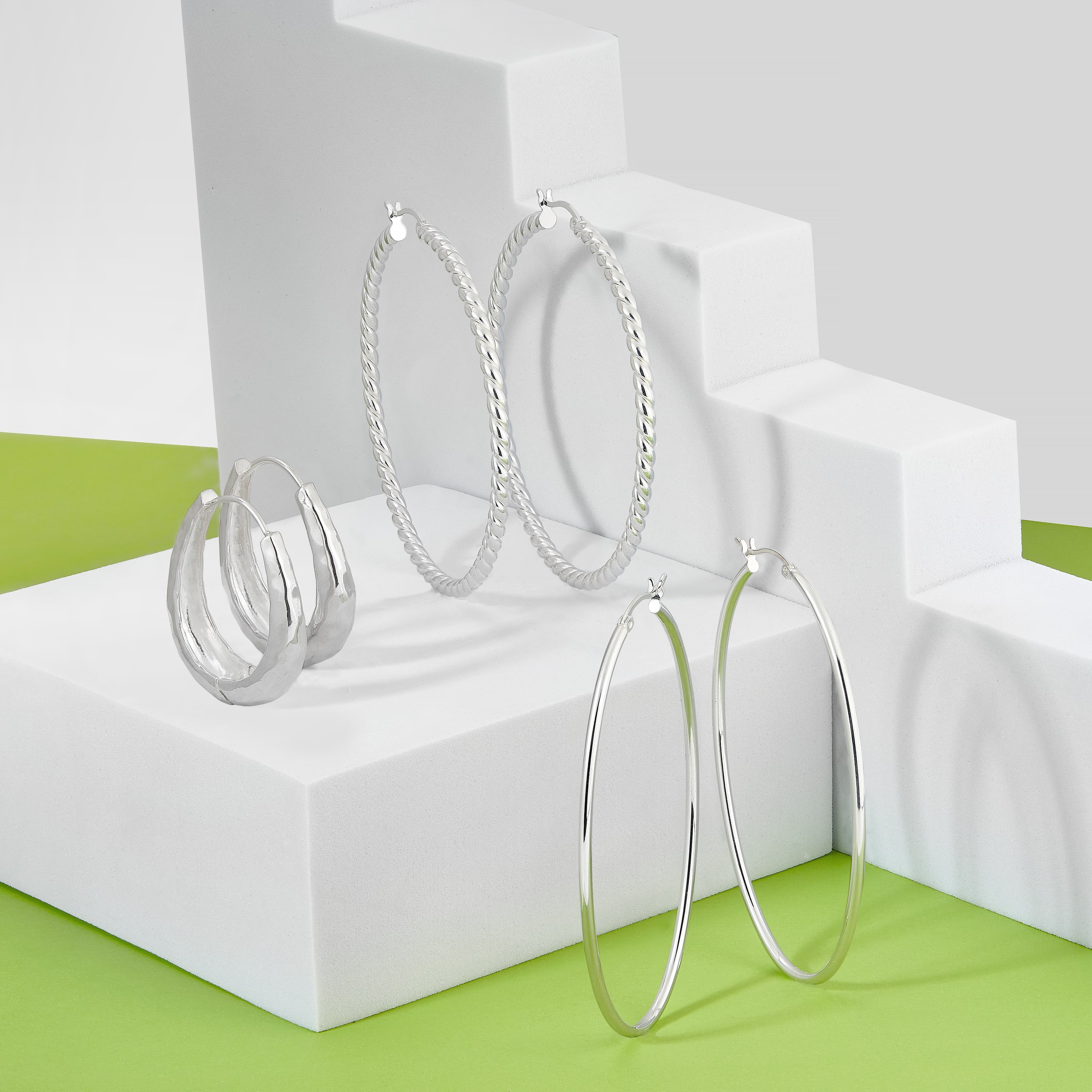 Silpada Back To online Basics Hoop Earrings