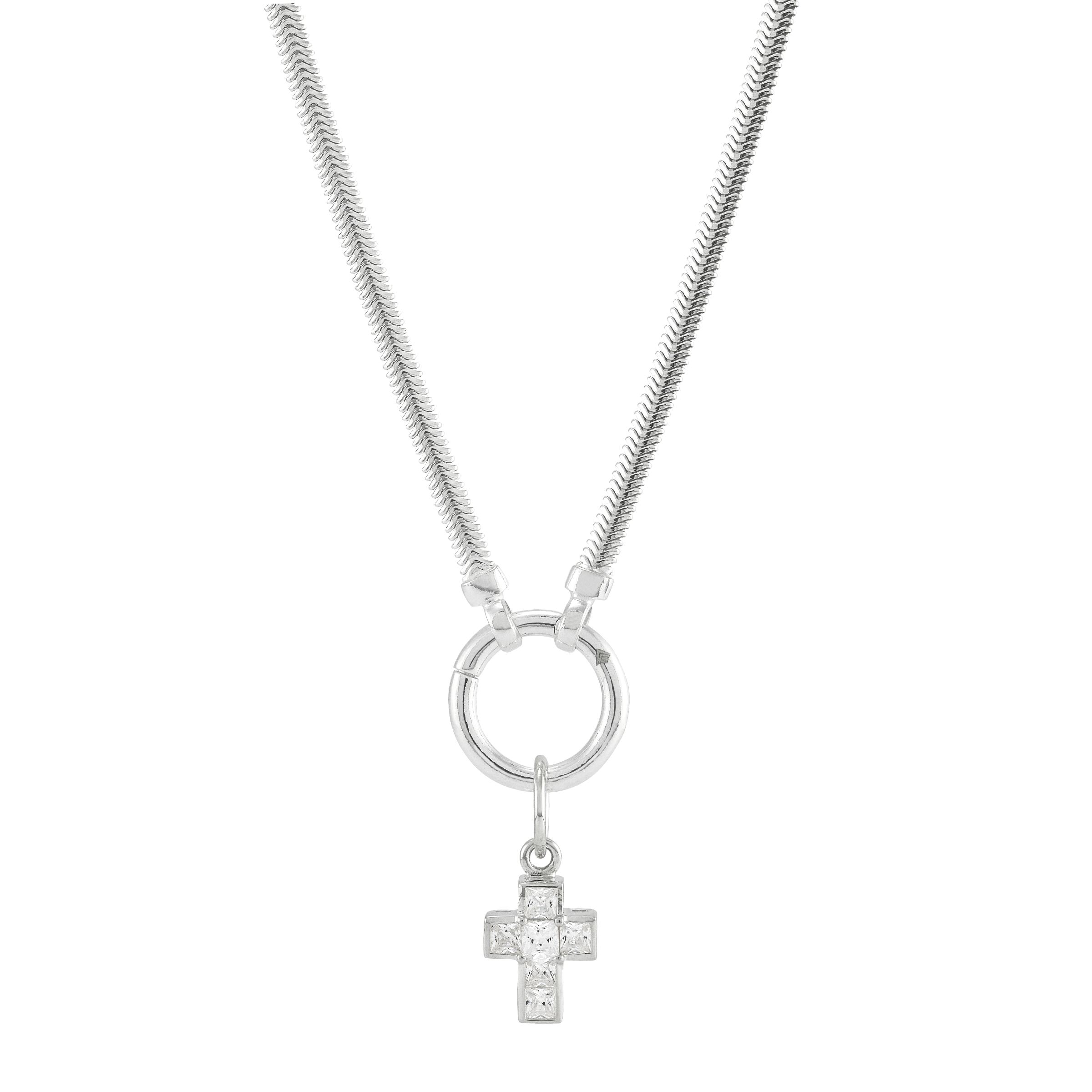 Silpada 'Lock, Stock and Barrel' Necklace in Sterling Silver, 14