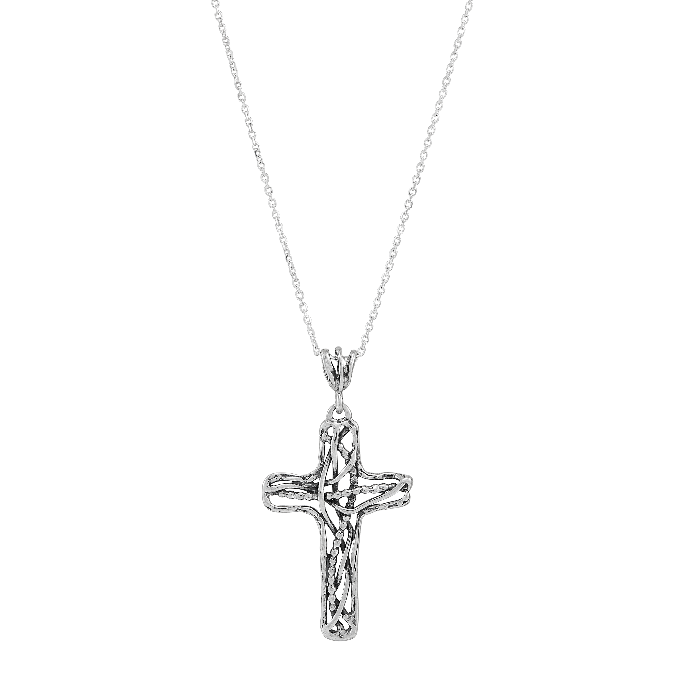 Joyful Devotion Cross Pendant Necklace