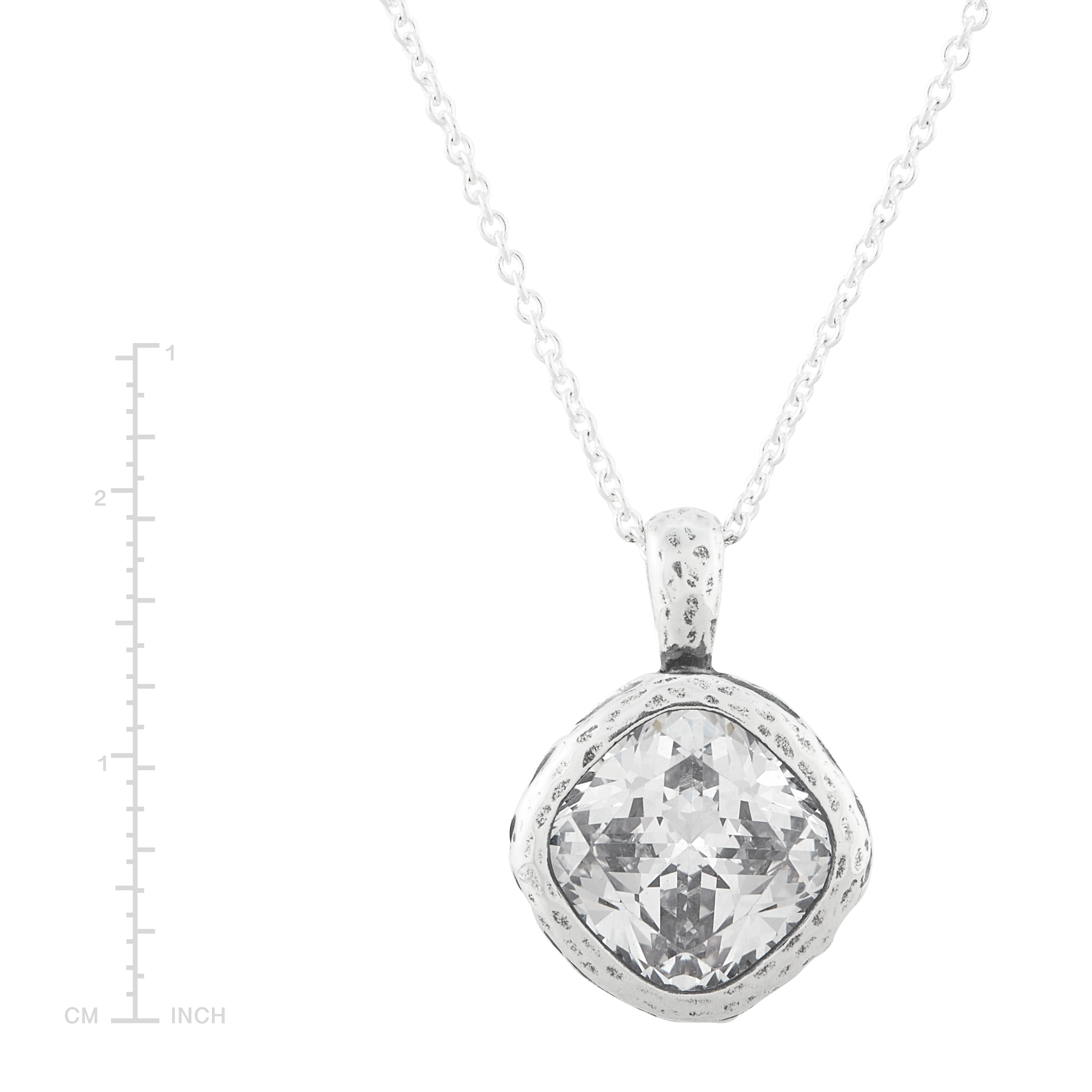 Silpada 'You're My Rock' Sterling Silver Cubic Zirconia Pendant 