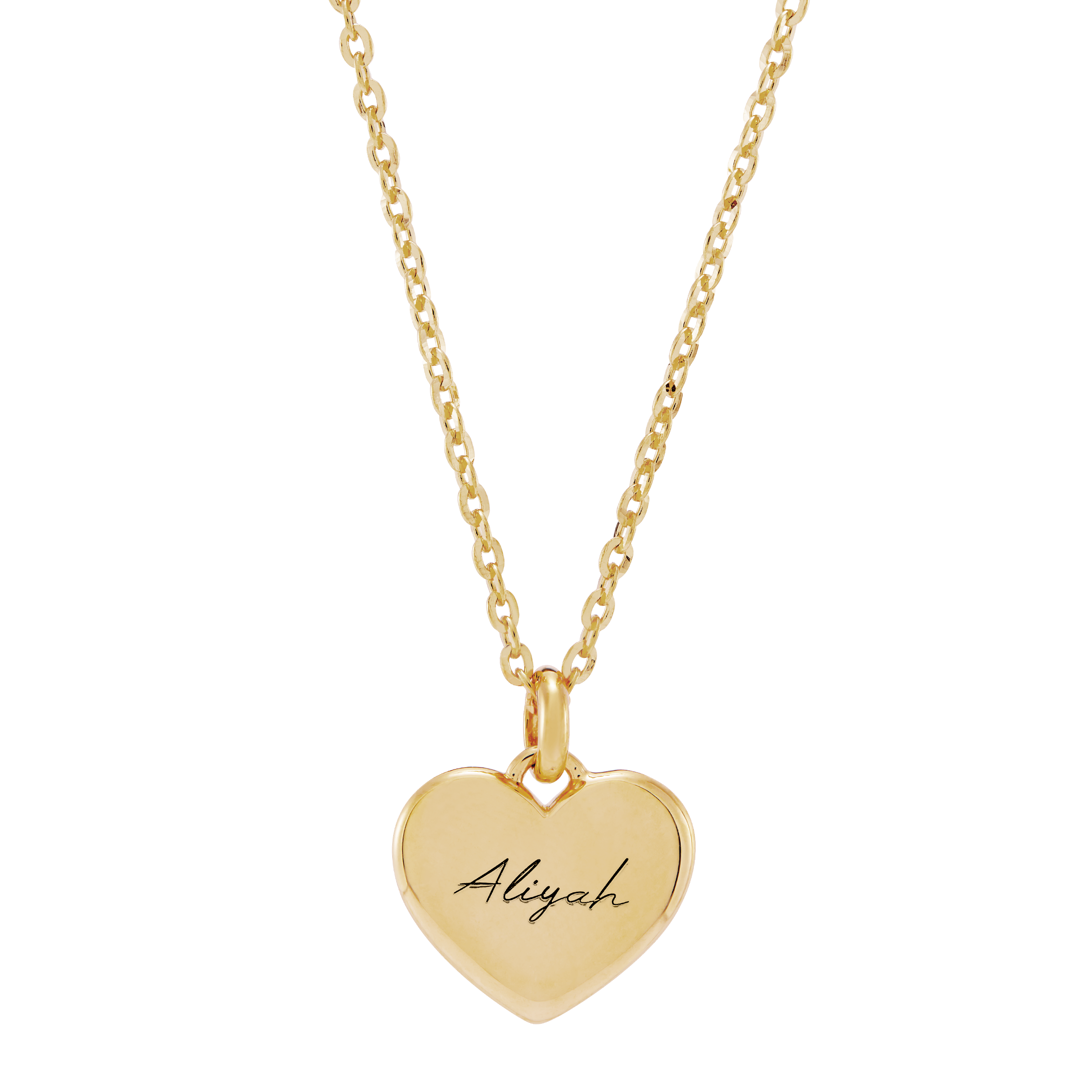 Words Of The Heart Necklace, Yellow