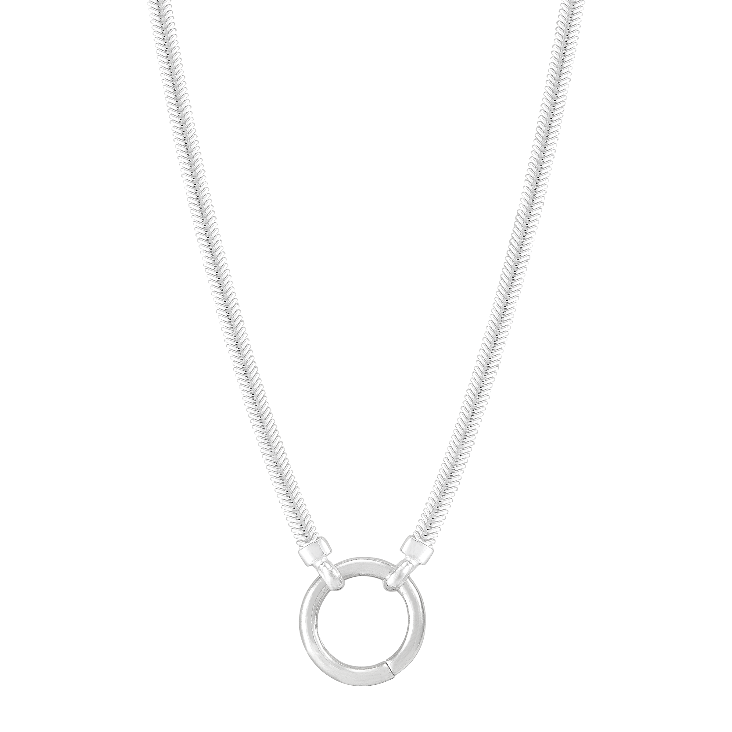 Silpada 'Lock, Stock and Barrel' Necklace in Sterling Silver, 14