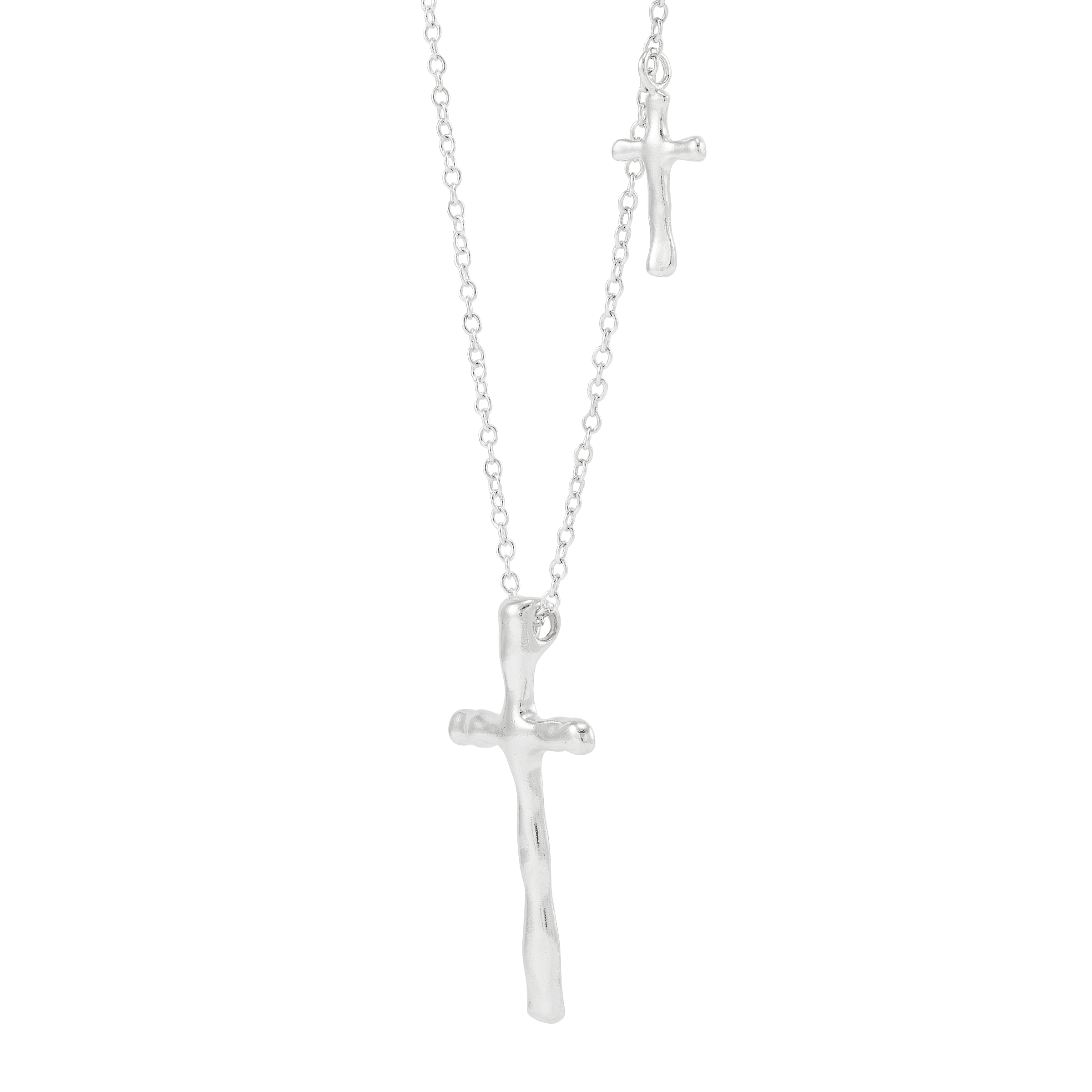 Silpada S2025 retailer Sterling Silver Matte Cross Pendant