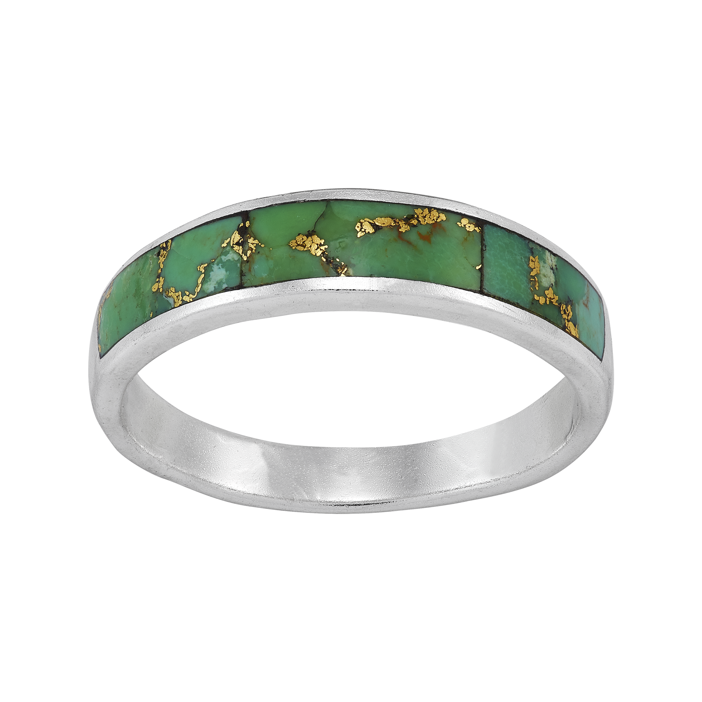 Beginner’s Luck Band Ring, Green